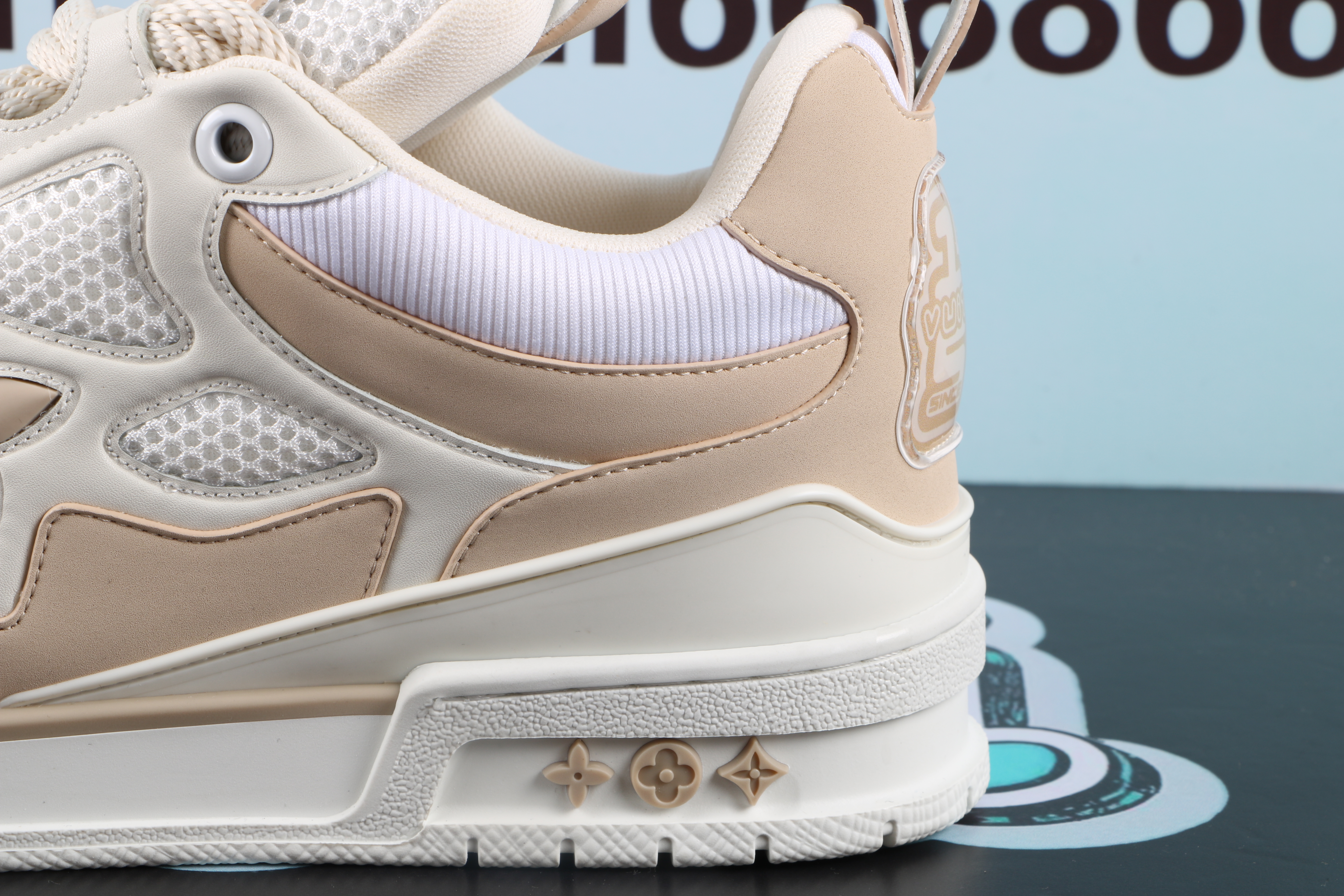 Louis Vuitton LV Skate Sneaker Beige White