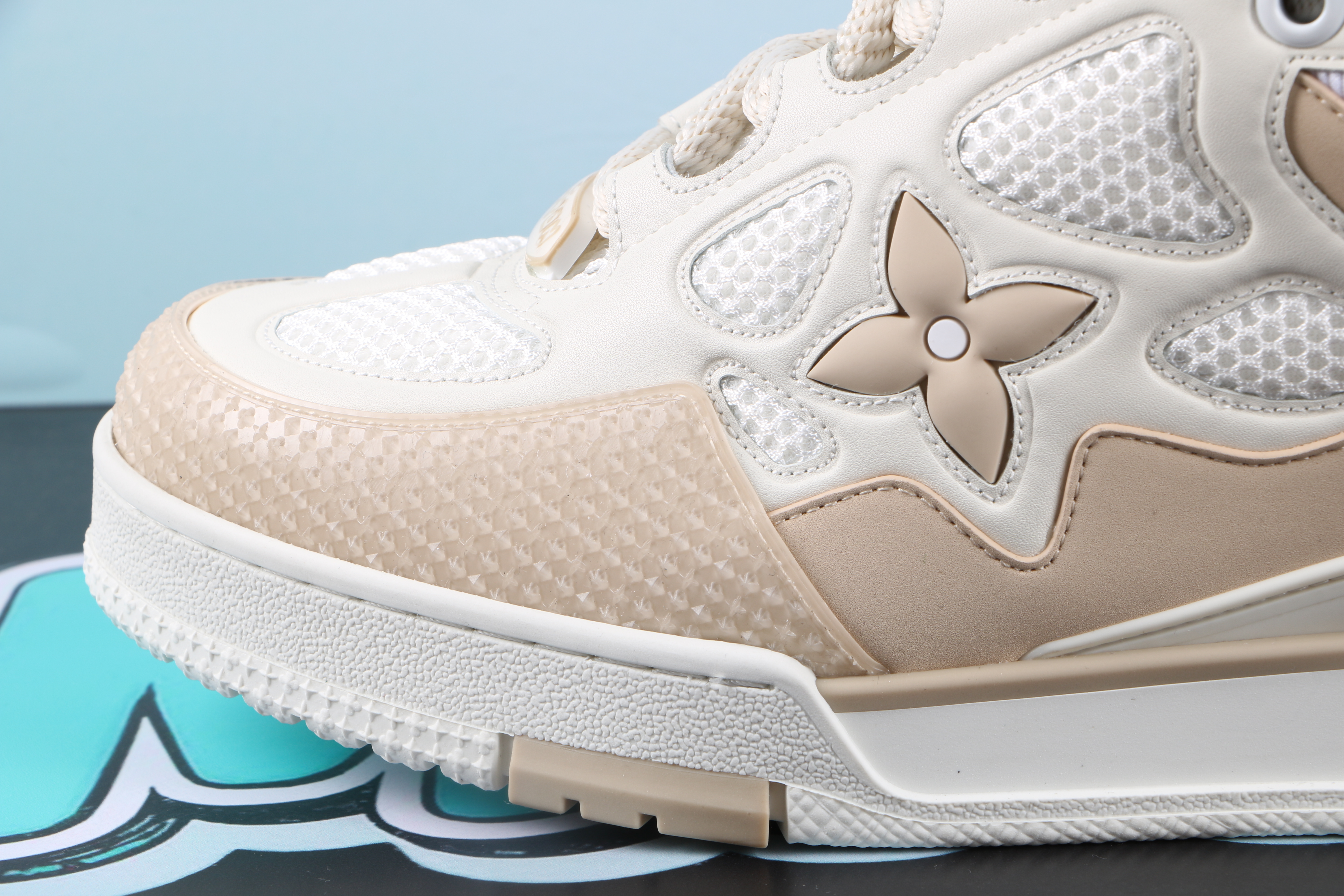 Louis Vuitton LV Skate Sneaker Beige White