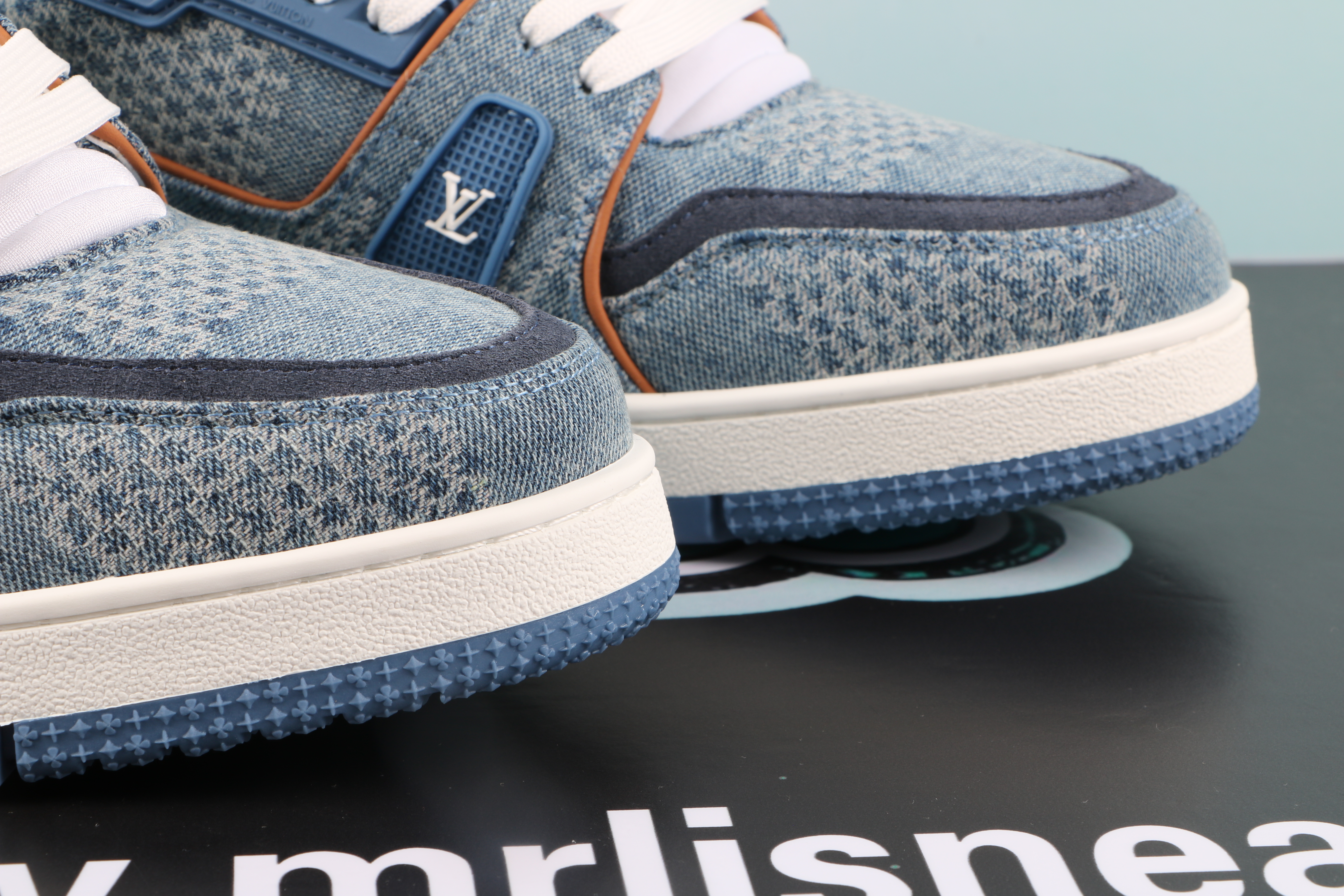 Louis Vuitton LV Trainer Blue Damier 3D Denim