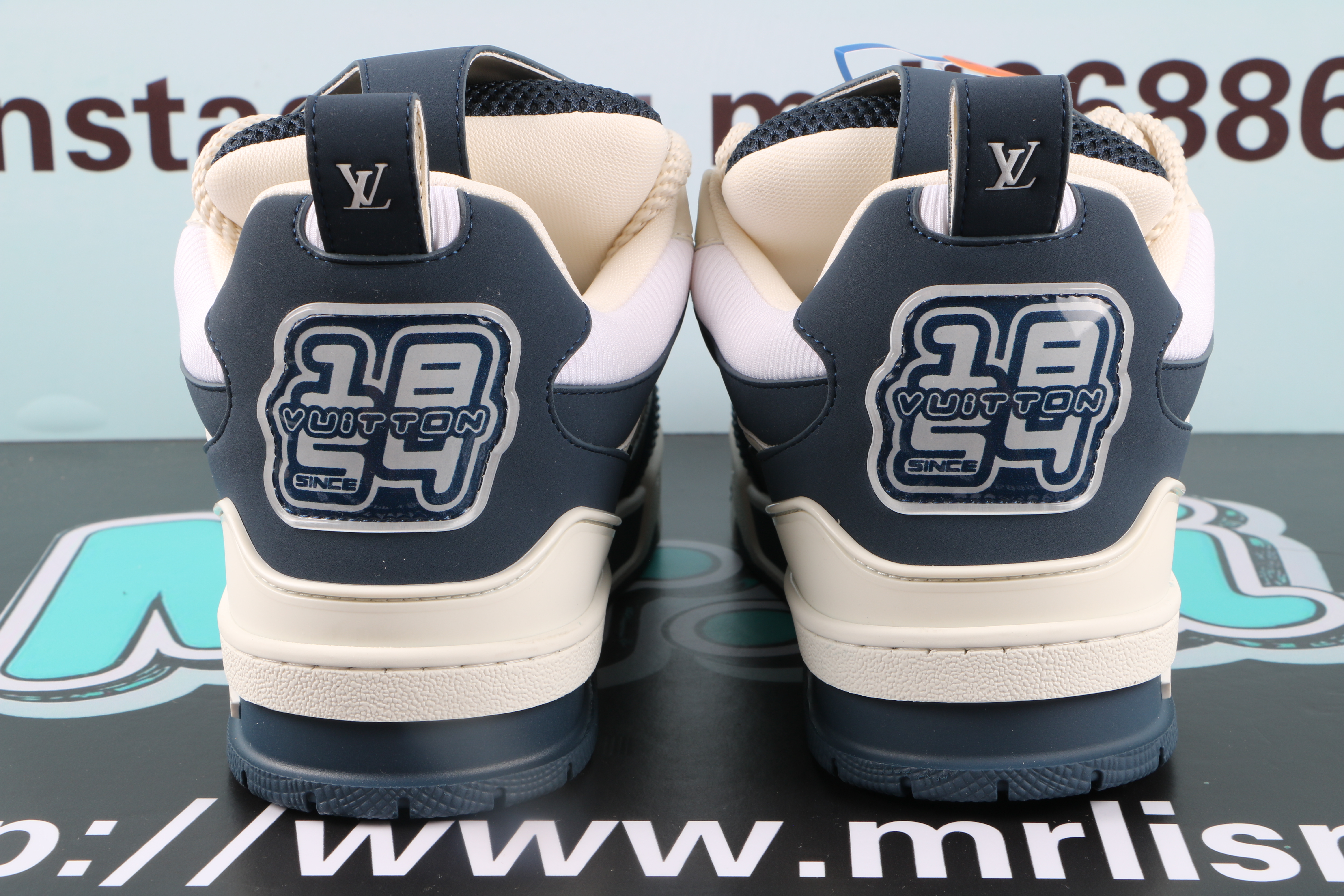 Louis Vuitton LV Skate Sneaker Marine White