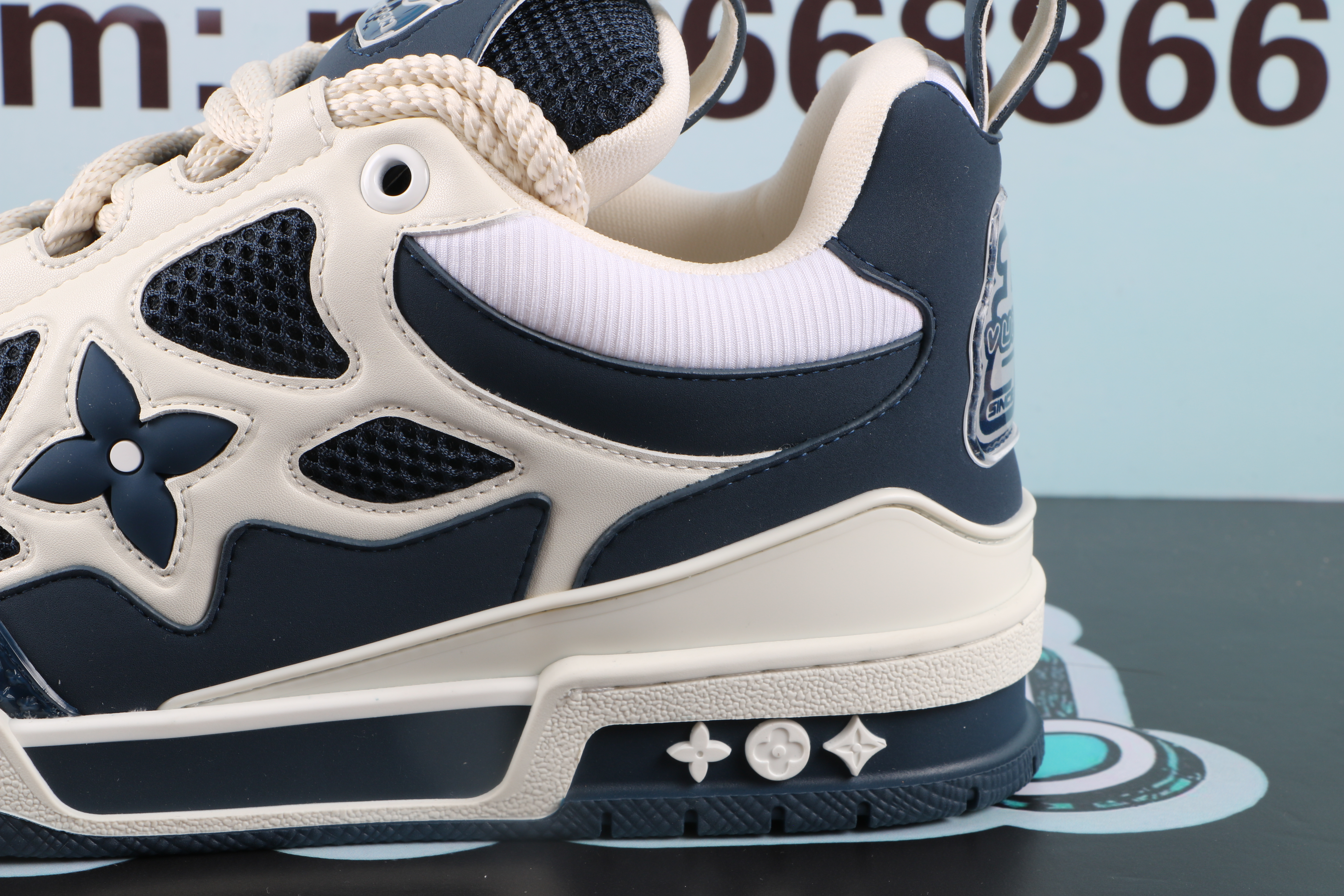 Louis Vuitton LV Skate Sneaker Marine White