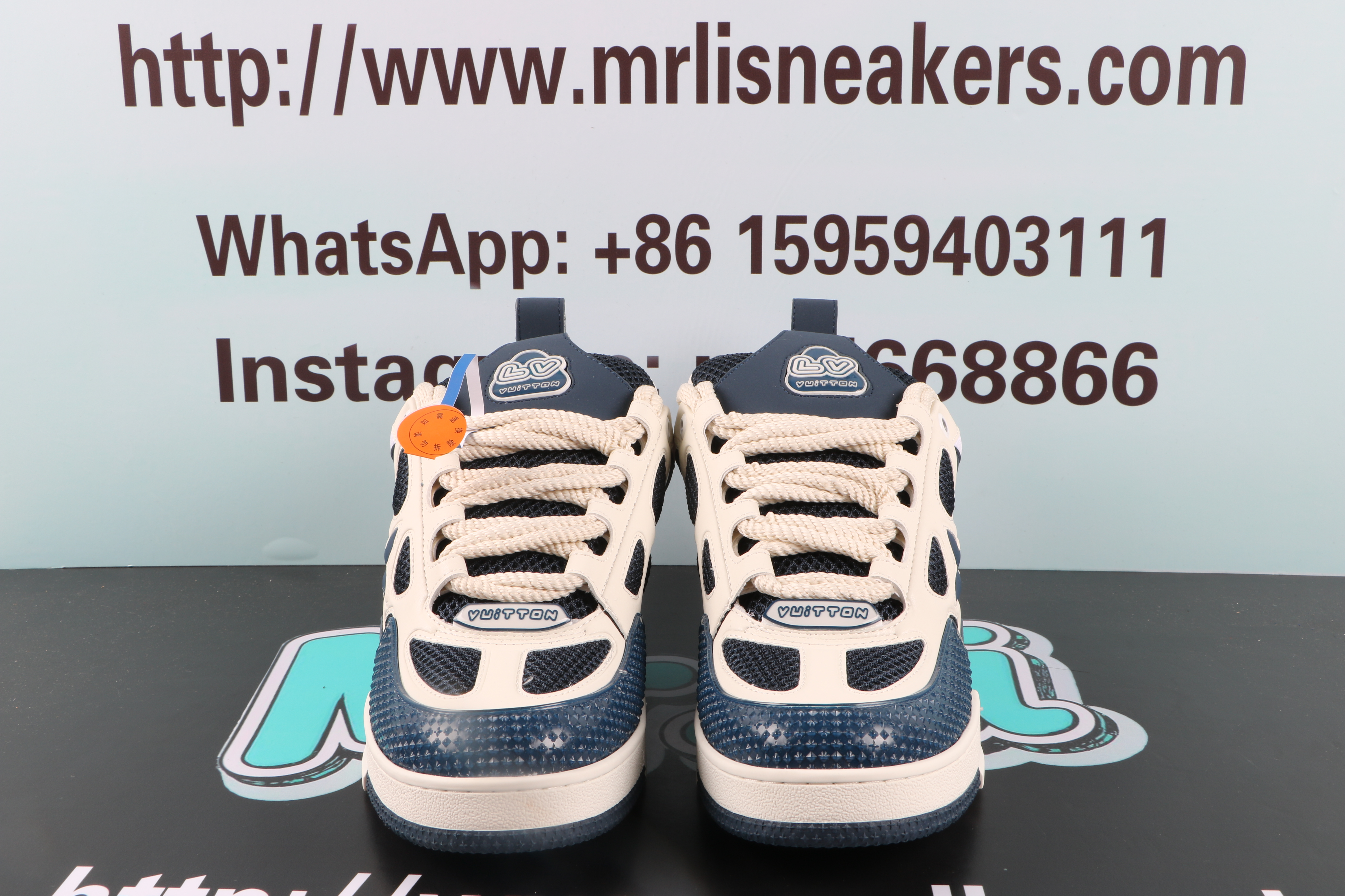 Louis Vuitton LV Skate Sneaker Marine White