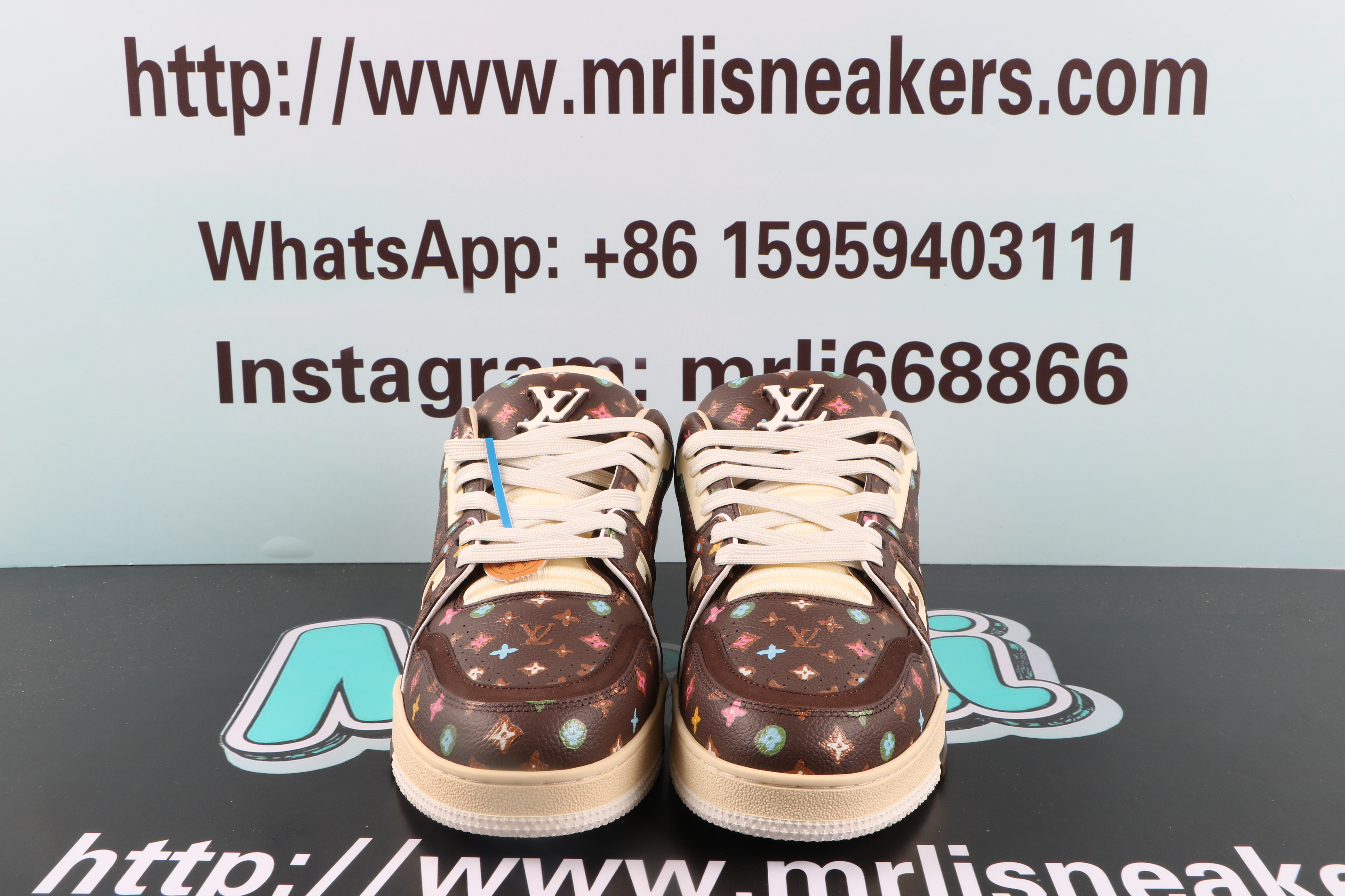 Louis Vuitton by Tyler,the Creator LV Trainer Mocha Multicolor