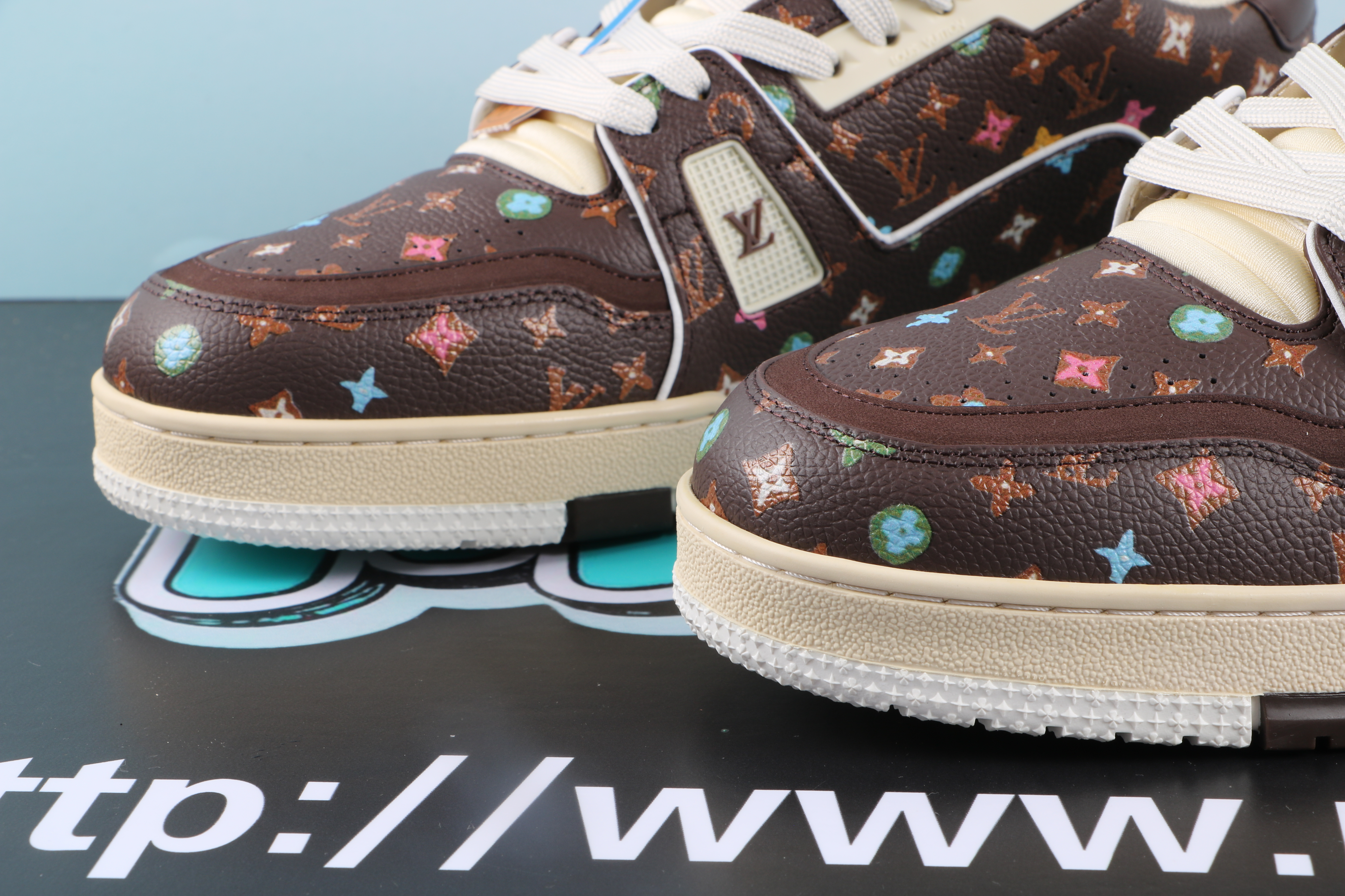 Louis Vuitton by Tyler,the Creator LV Trainer Mocha Multicolor