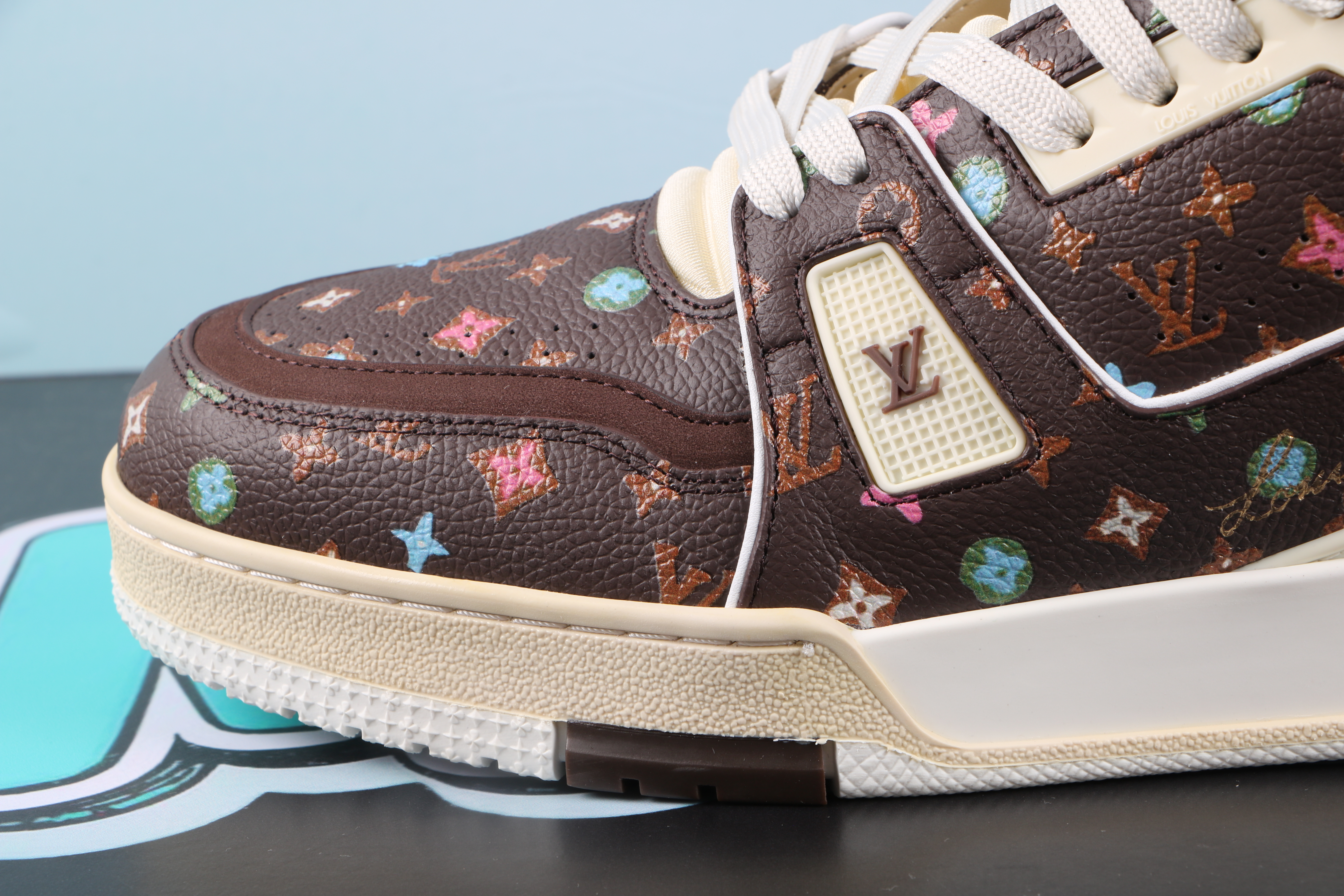 Louis Vuitton by Tyler,the Creator LV Trainer Mocha Multicolor