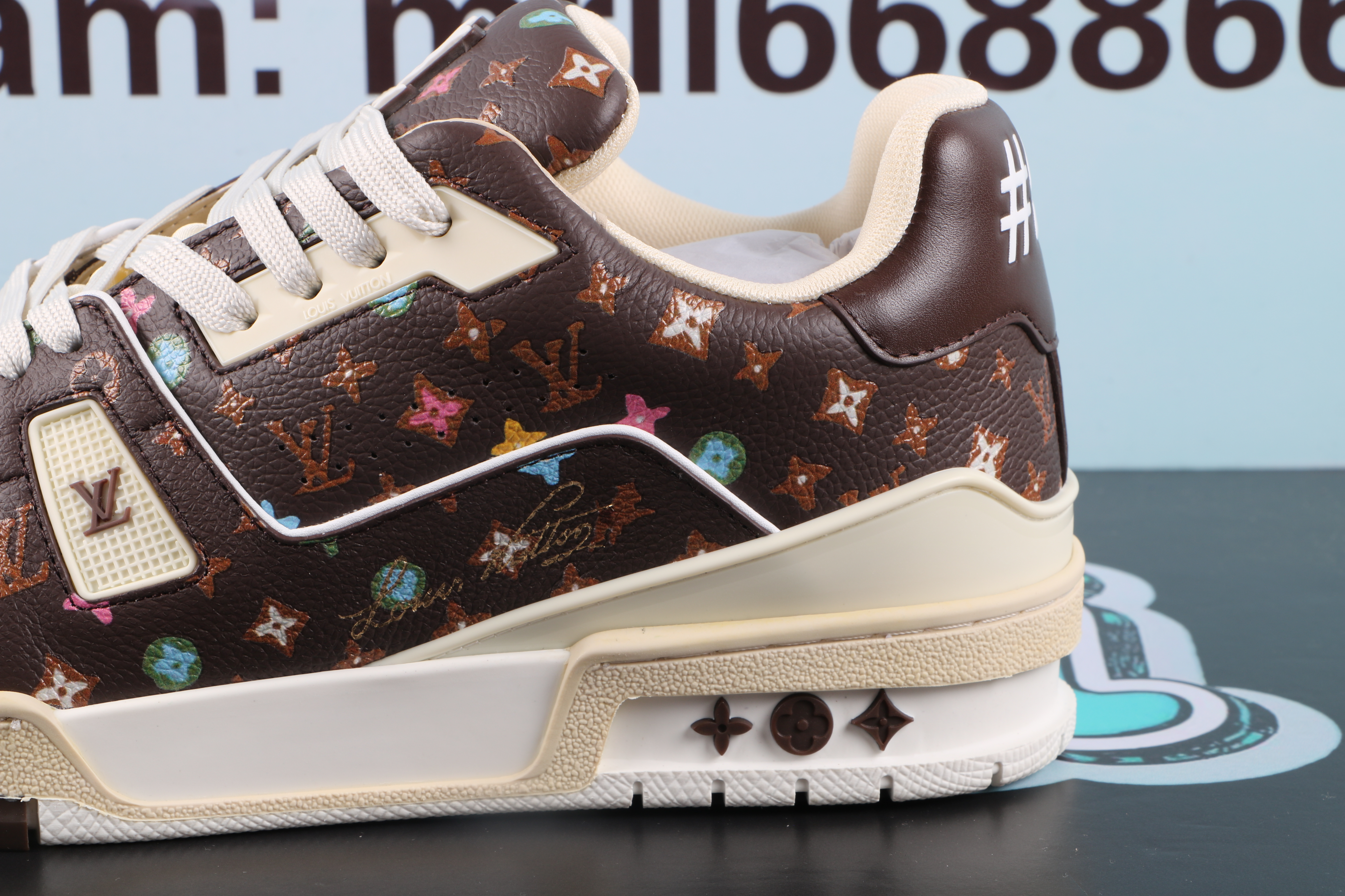 Louis Vuitton by Tyler,the Creator LV Trainer Mocha Multicolor