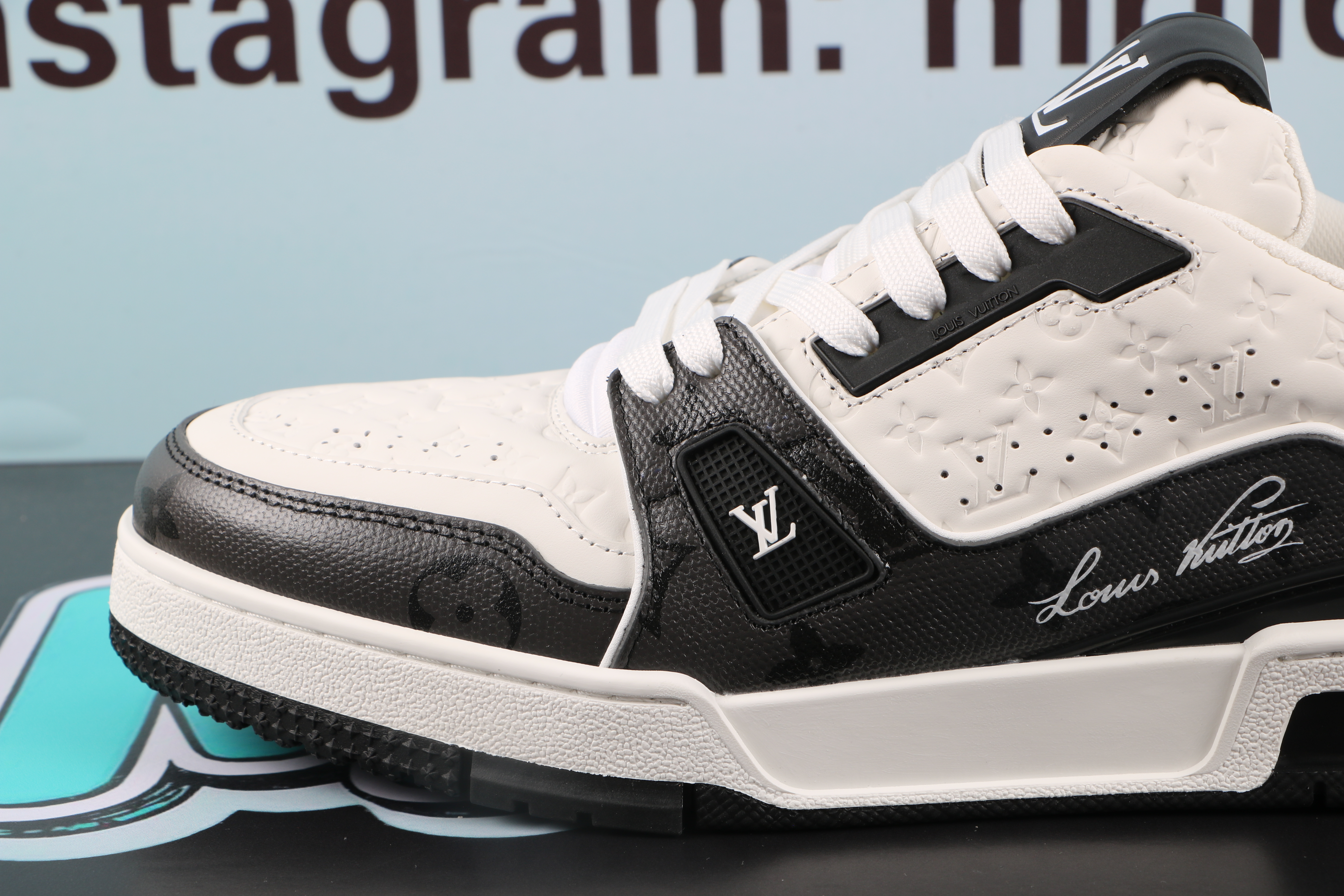 Louis Vuitton LV Trainer #54 Black wihte
