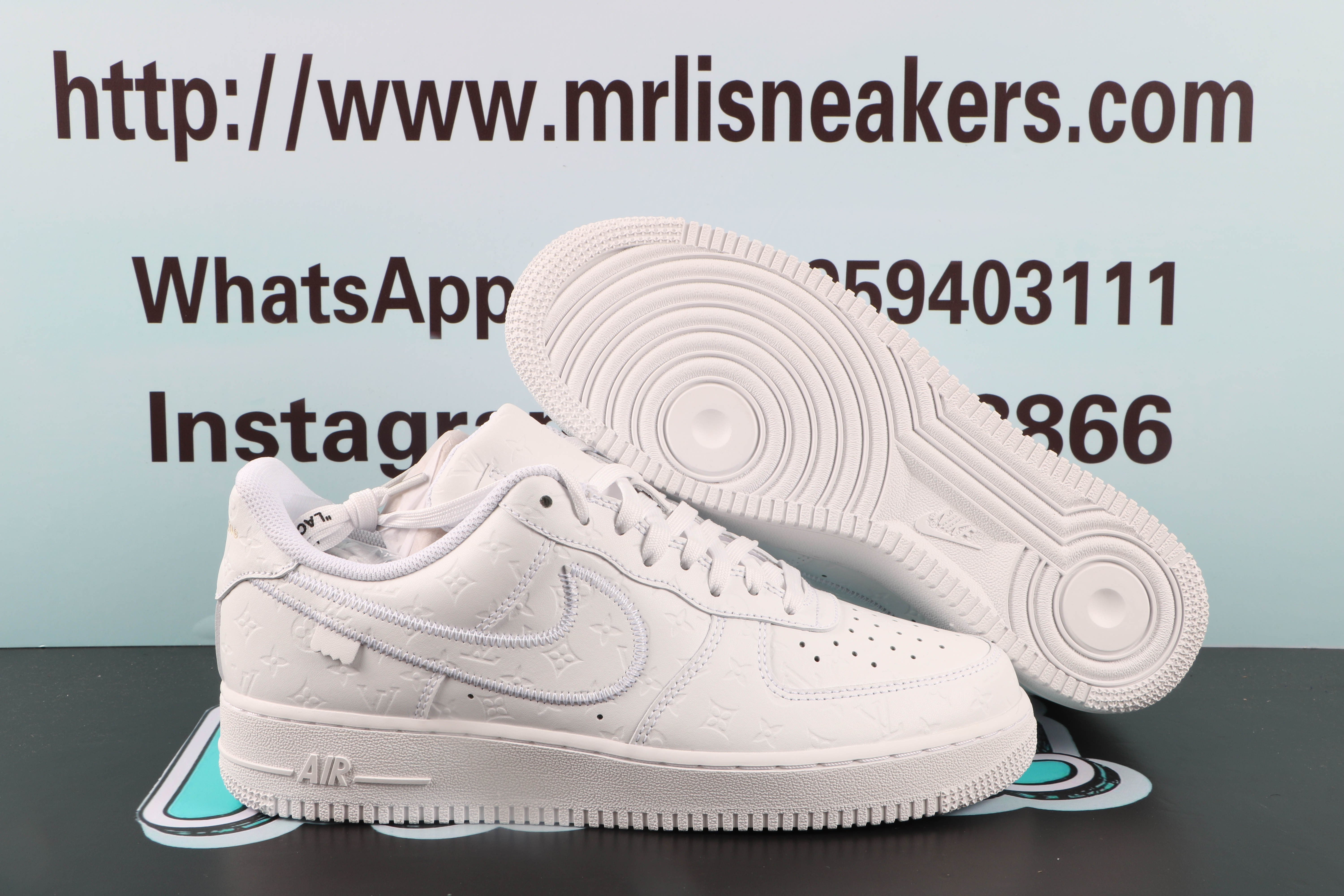 Louis Vuitton Nike Air Force 1 Low By Virgil Abloh White