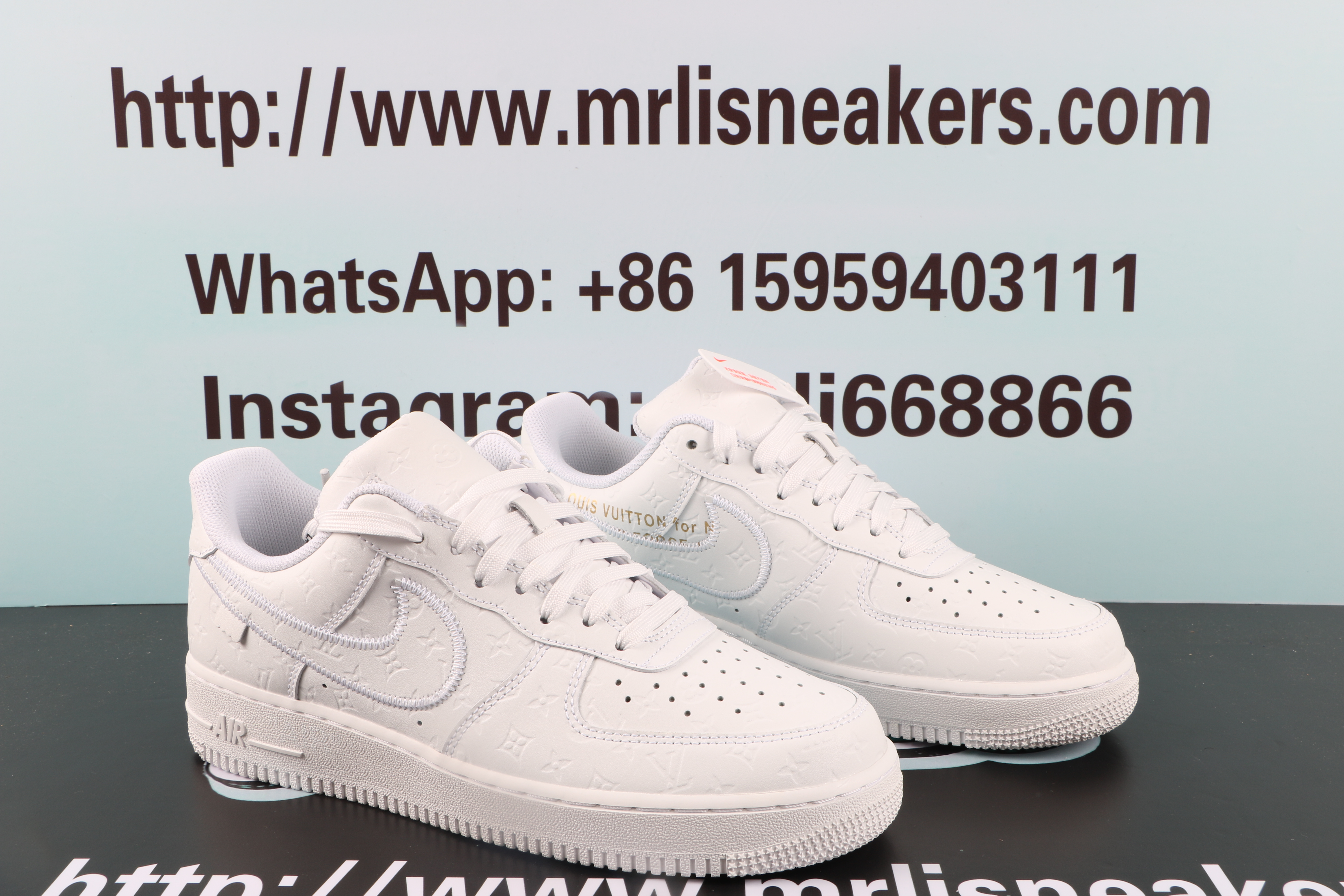 Louis Vuitton Nike Air Force 1 Low By Virgil Abloh White