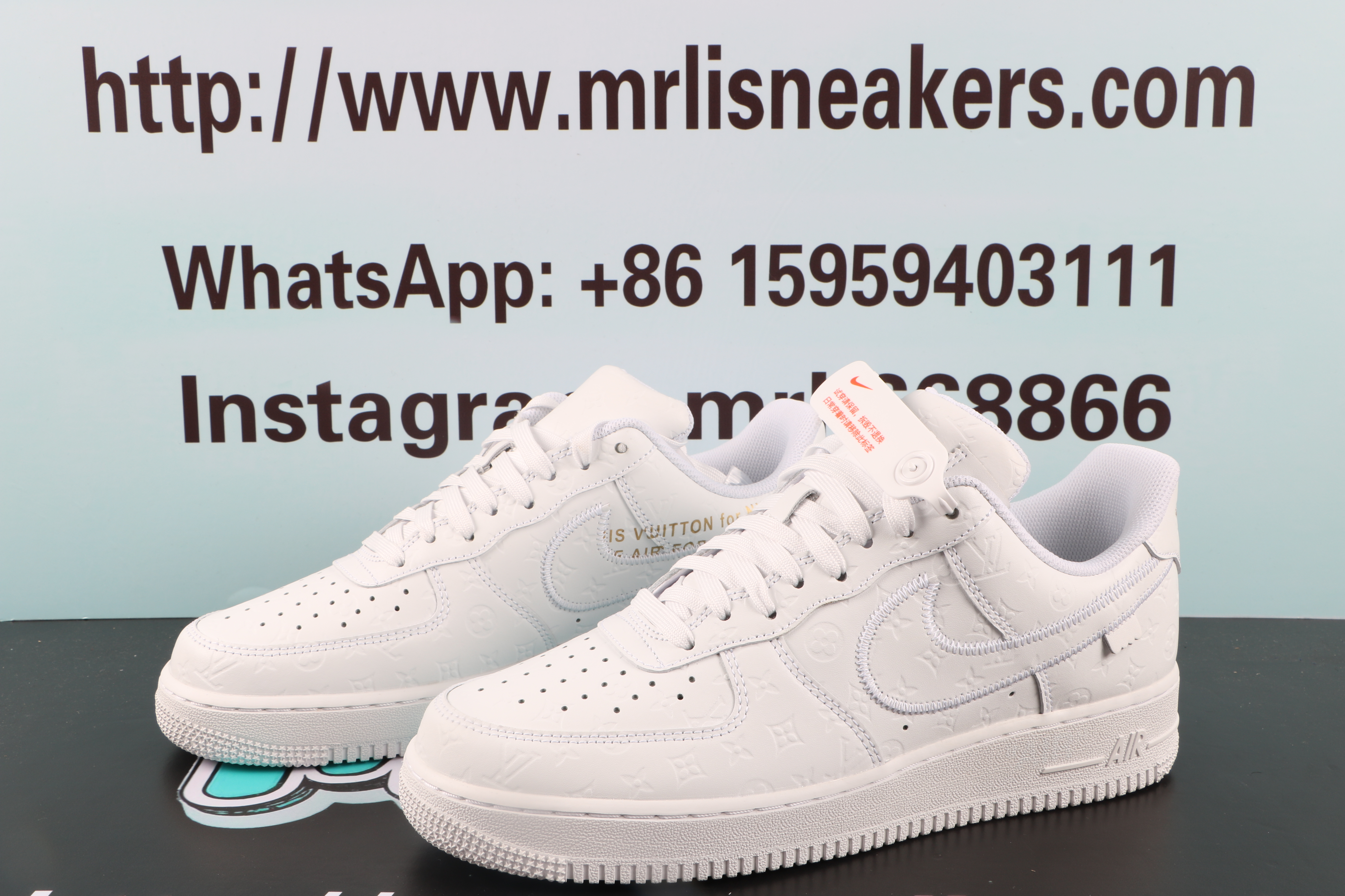 Louis Vuitton Nike Air Force 1 Low By Virgil Abloh White