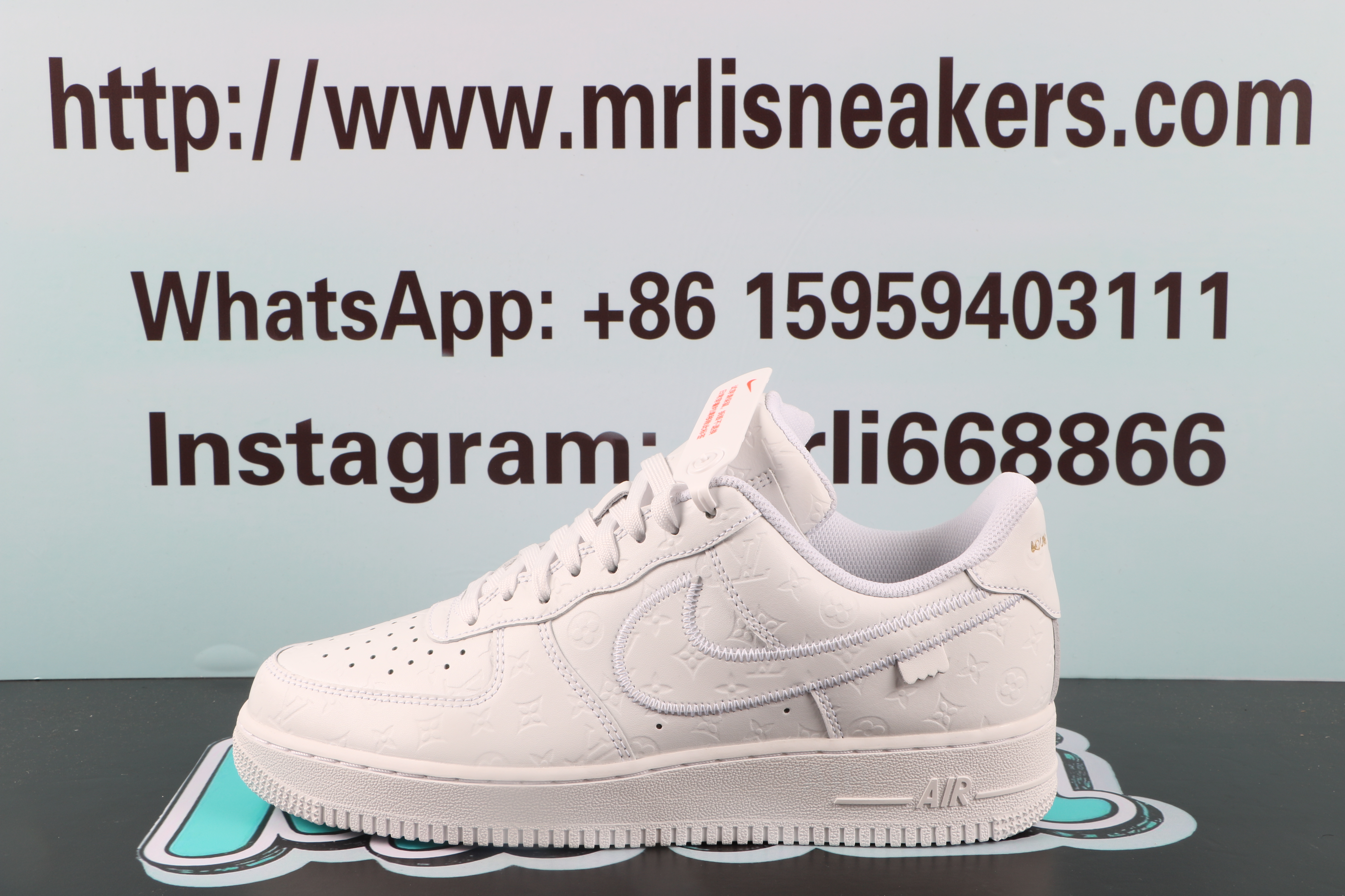 Louis Vuitton Nike Air Force 1 Low By Virgil Abloh White