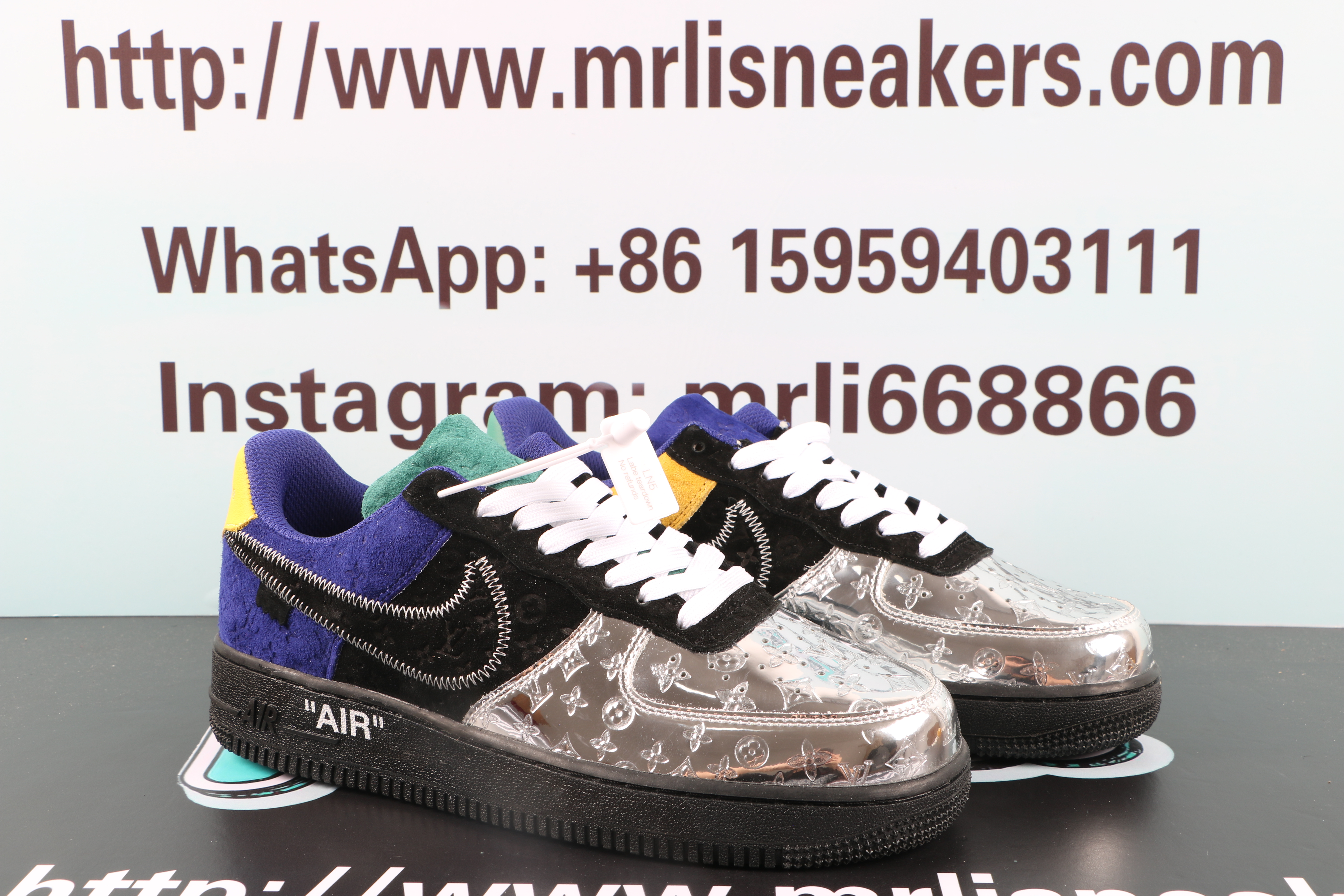 Nike Air Force 1Low SP Undefeated Multi-Patent Pink Prime