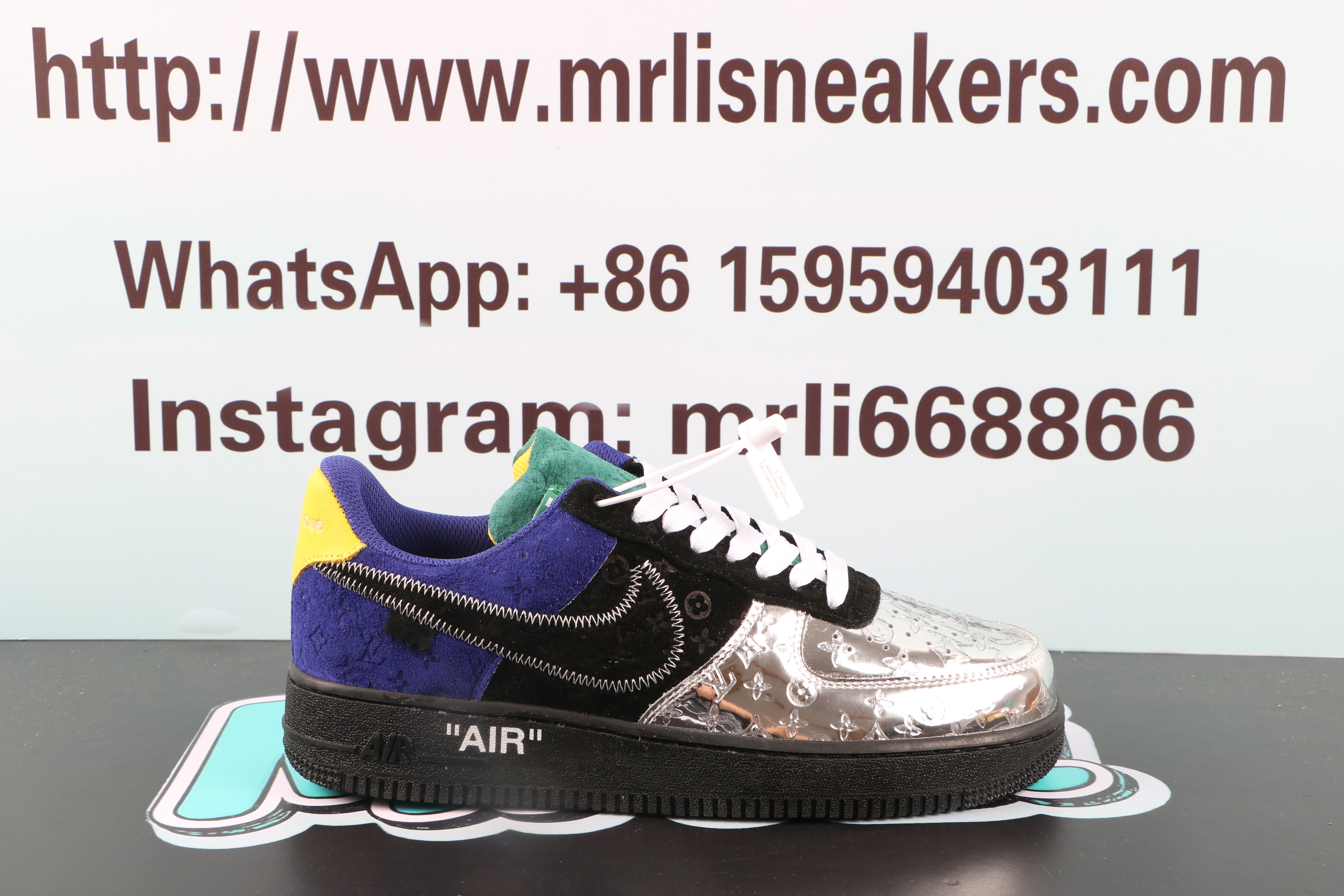 Nike Air Force 1Low SP Undefeated Multi-Patent Pink Prime
