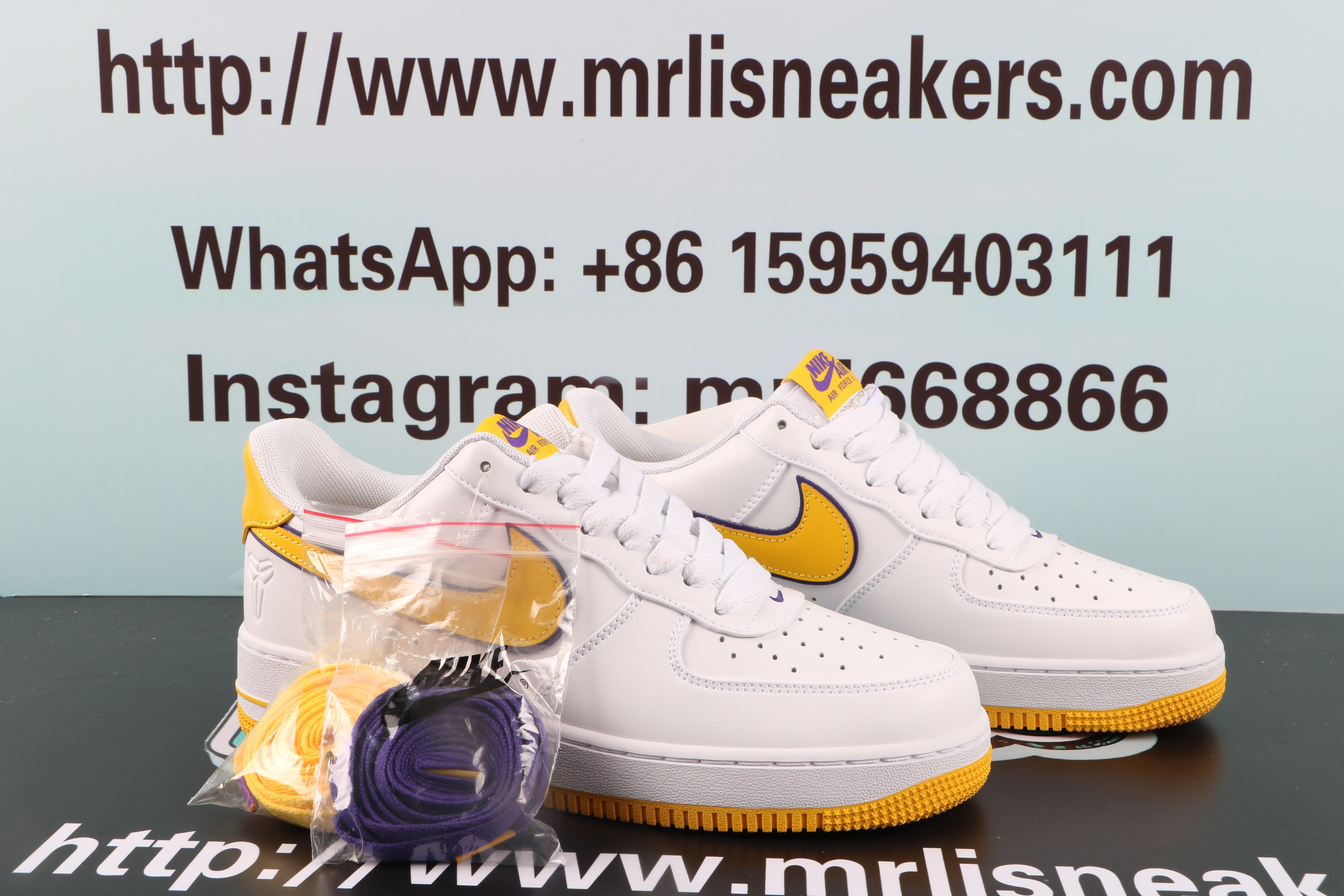 Nike Air Force 1 Low Retro QS Kobe Bryant Lakers Home