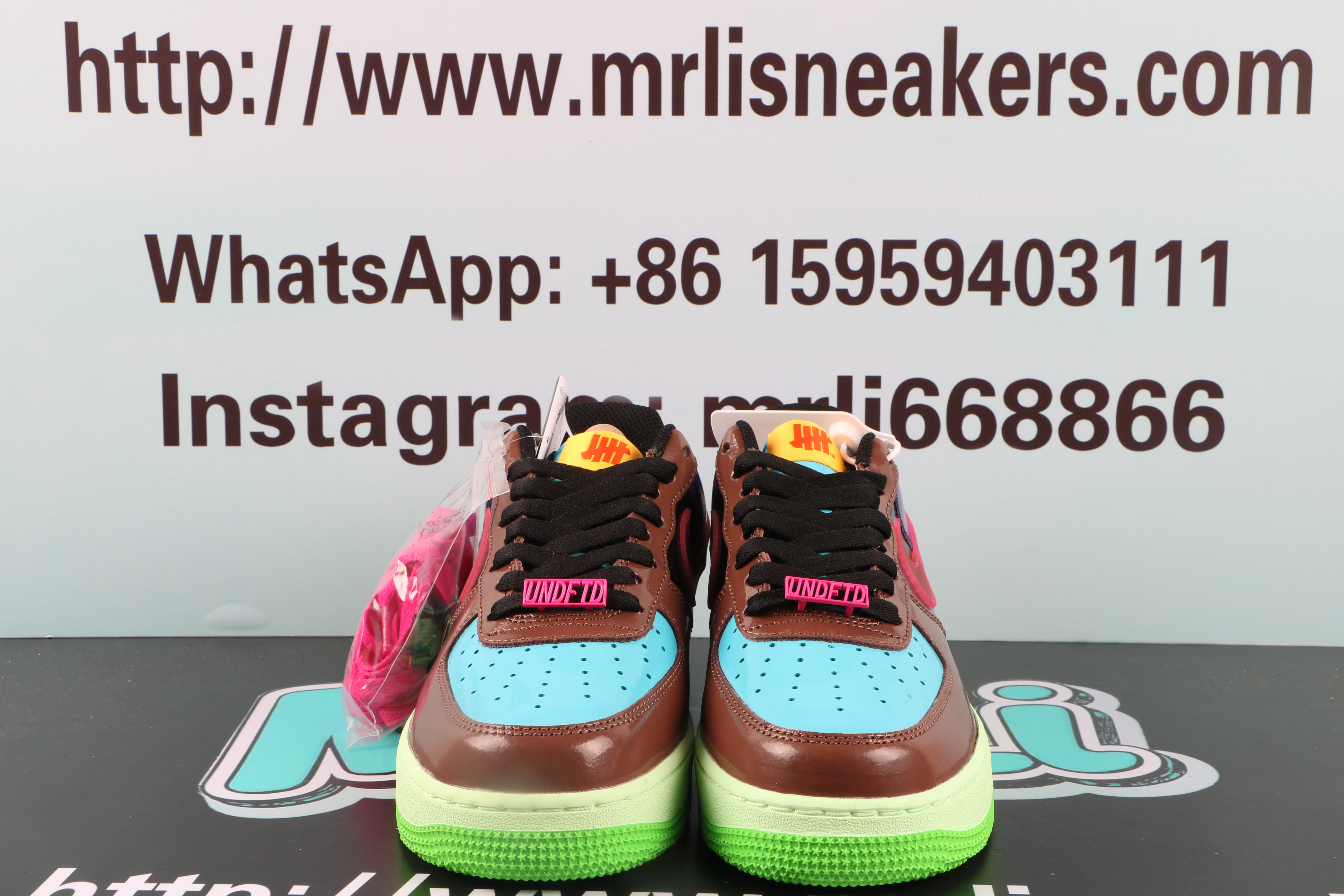 Nike Air Force 1Low SP Undefeated Multi-Patent Pink Prime