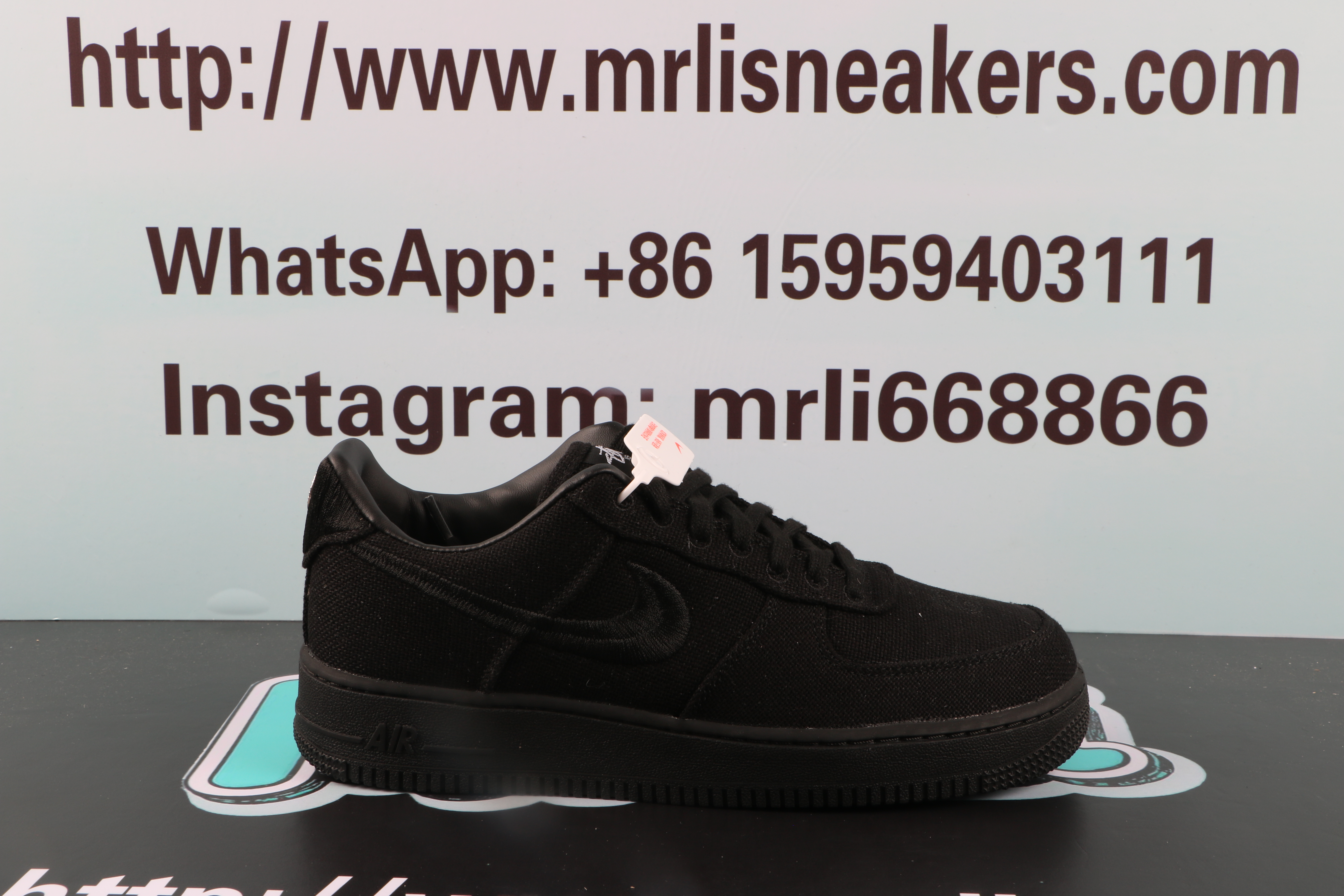 Nike Air Force 1 Low Stussy Black