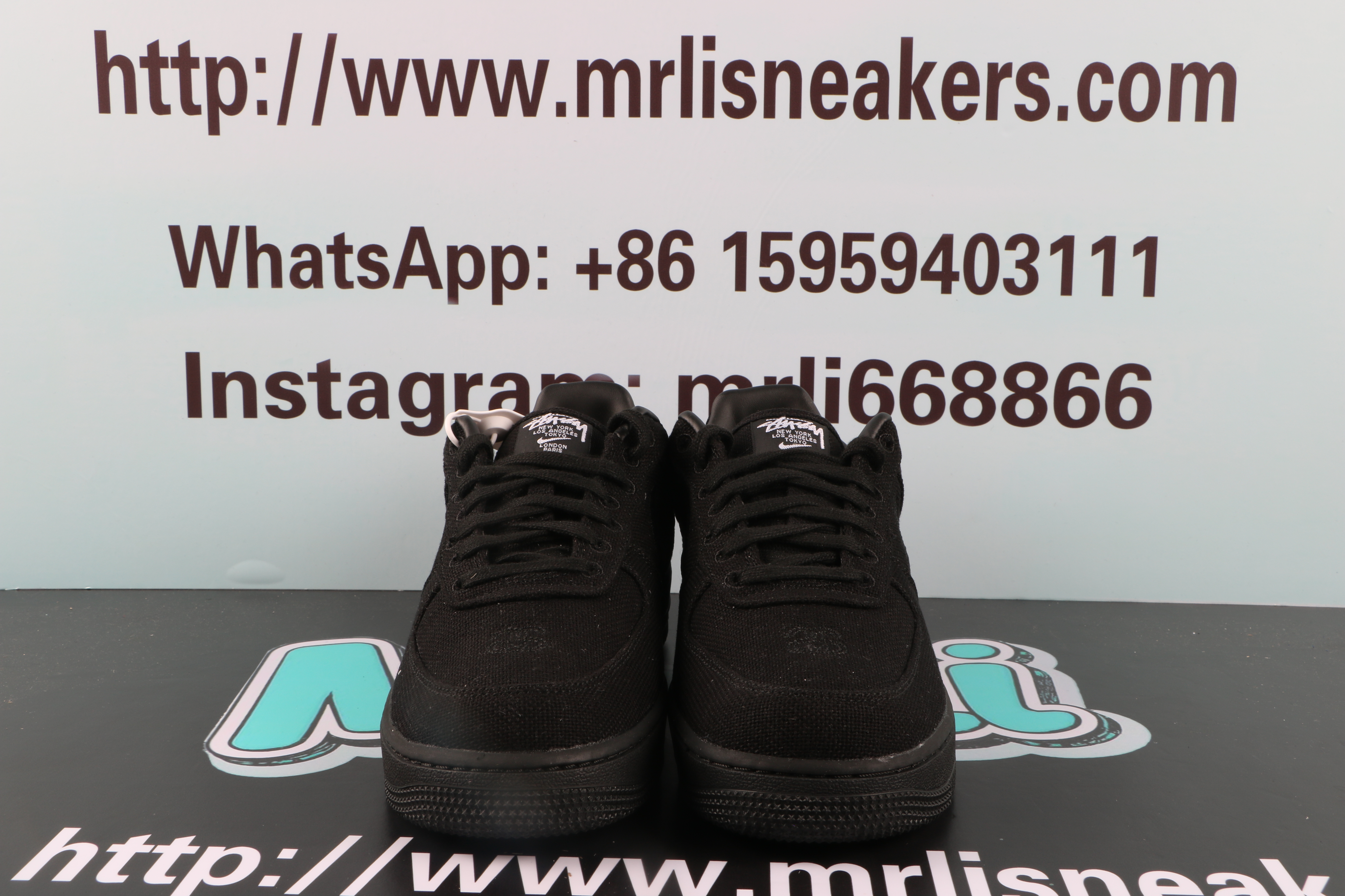 Nike Air Force 1 Low Stussy Black
