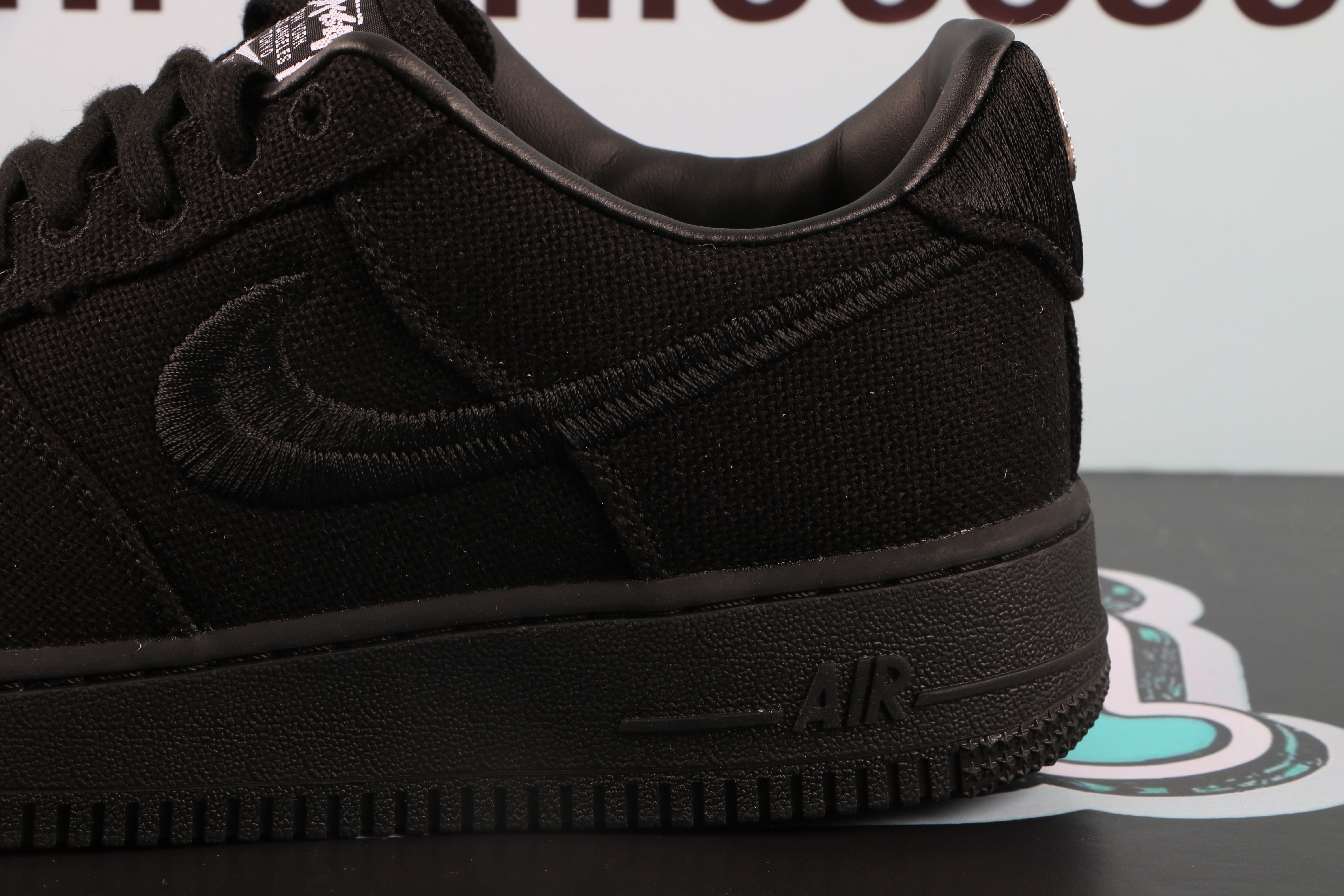 Nike Air Force 1 Low Stussy Black