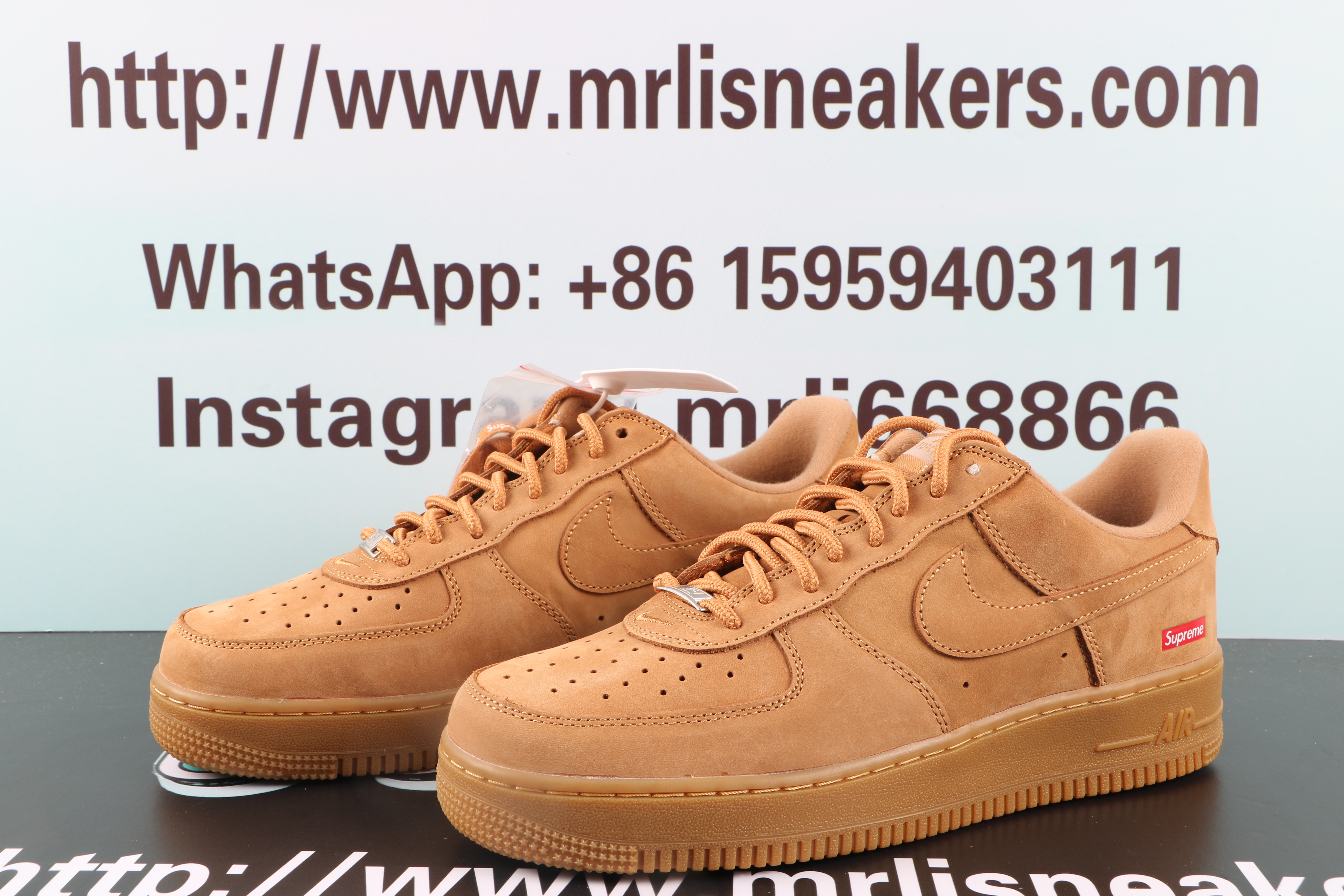 Nike Air Force 1 Low SP Supreme Wheat