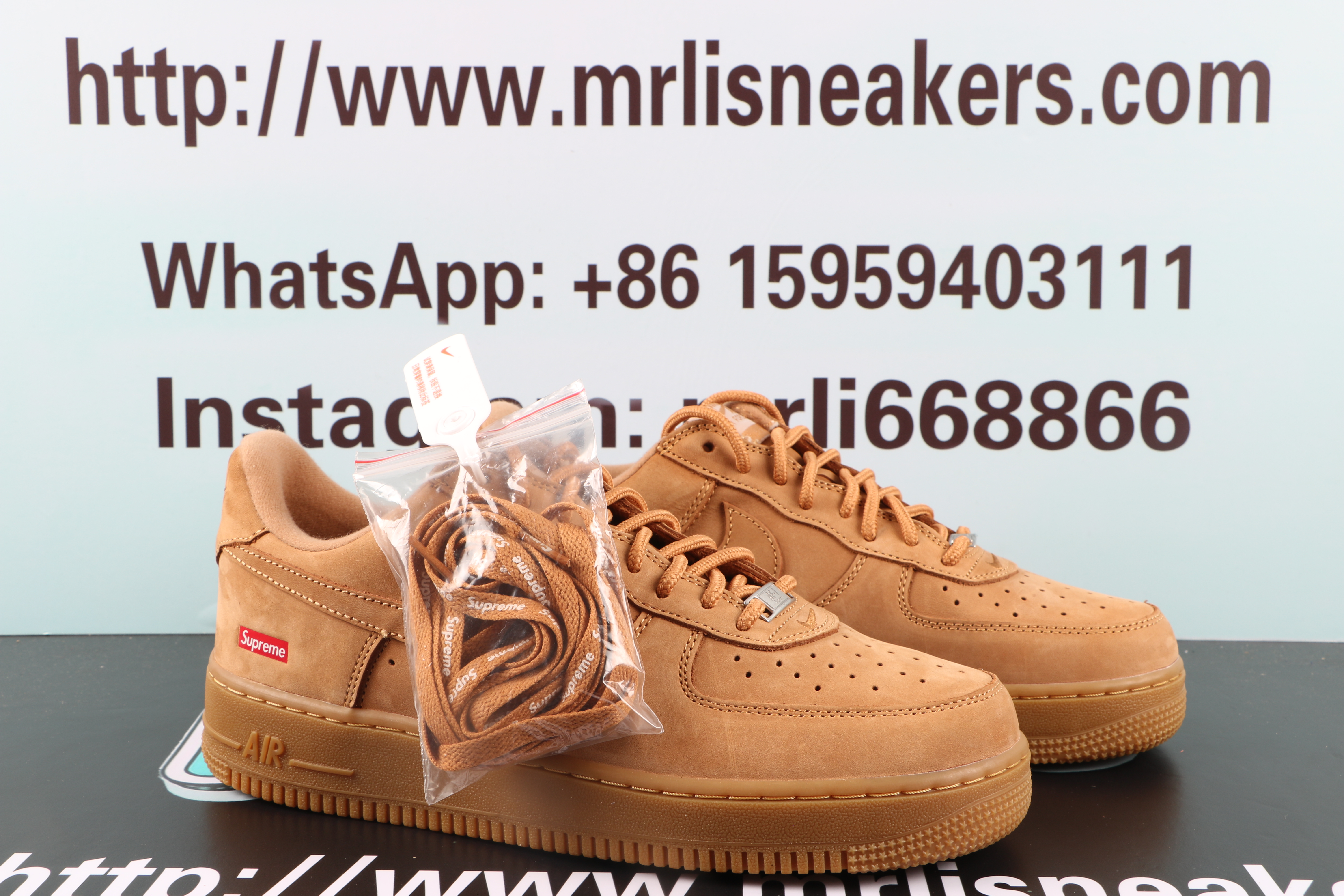Nike Air Force 1 Low SP Supreme Wheat