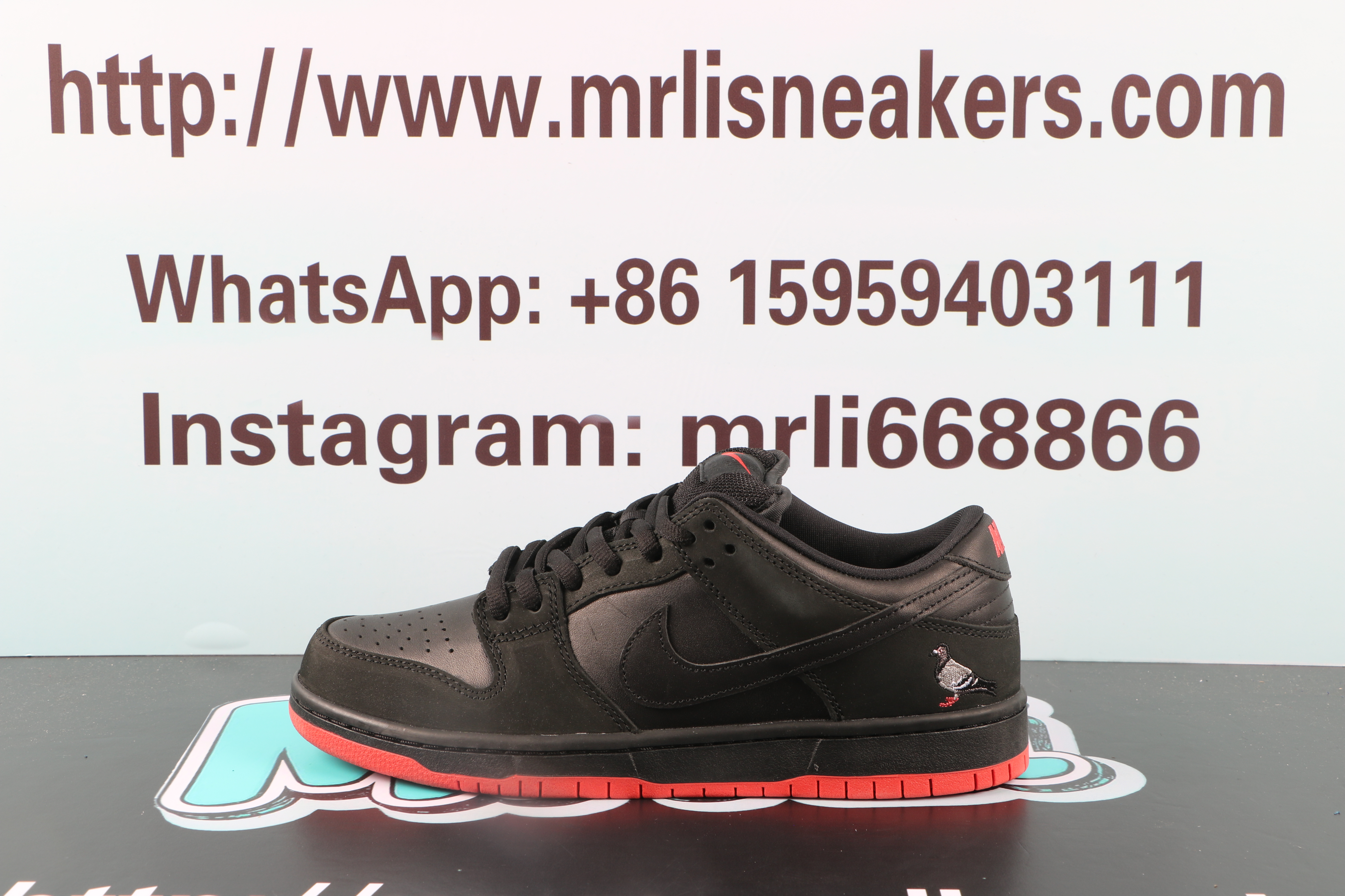 Nike SB Dunk Low Black Pigeon