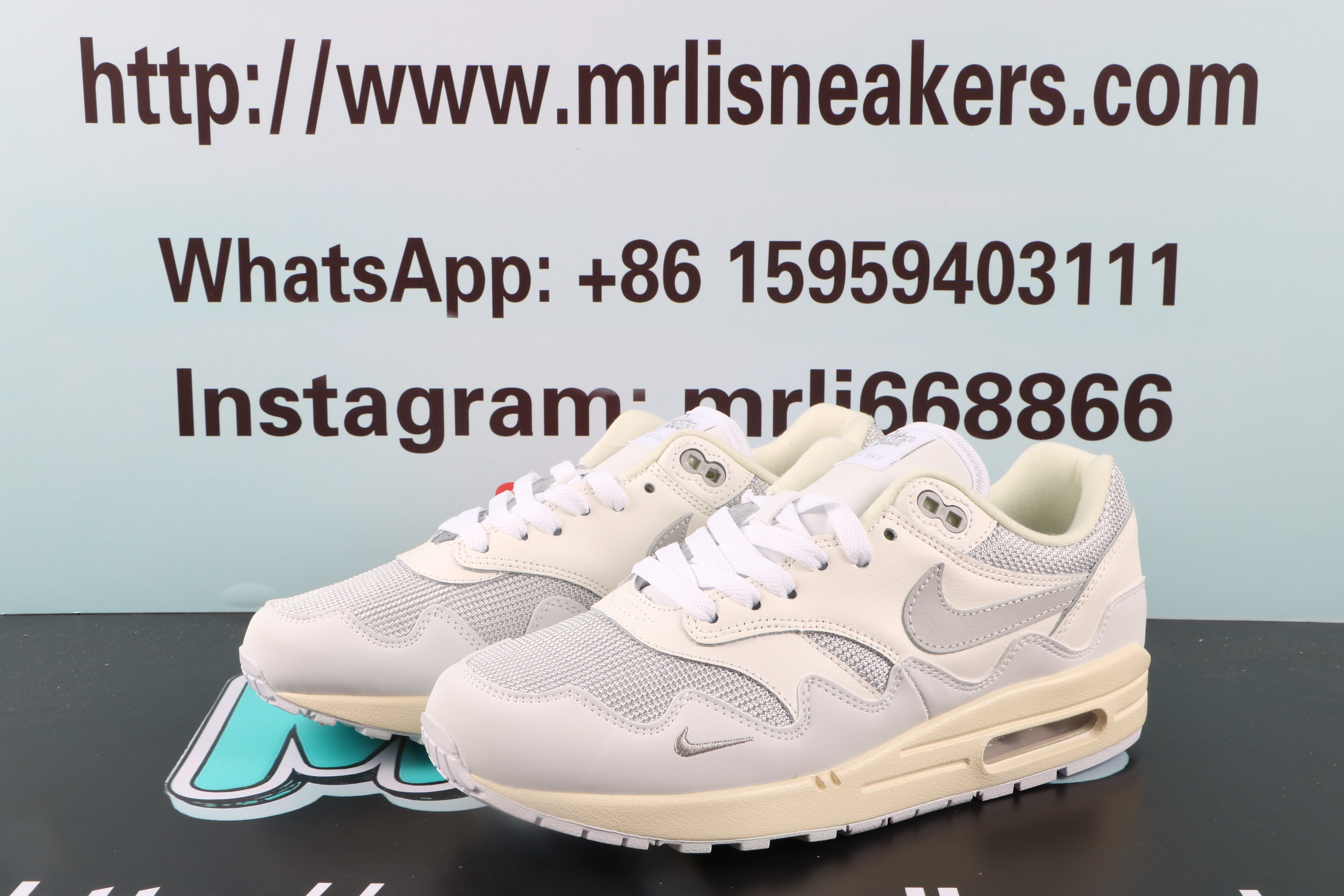 Patt x Nike Air Max 1 White