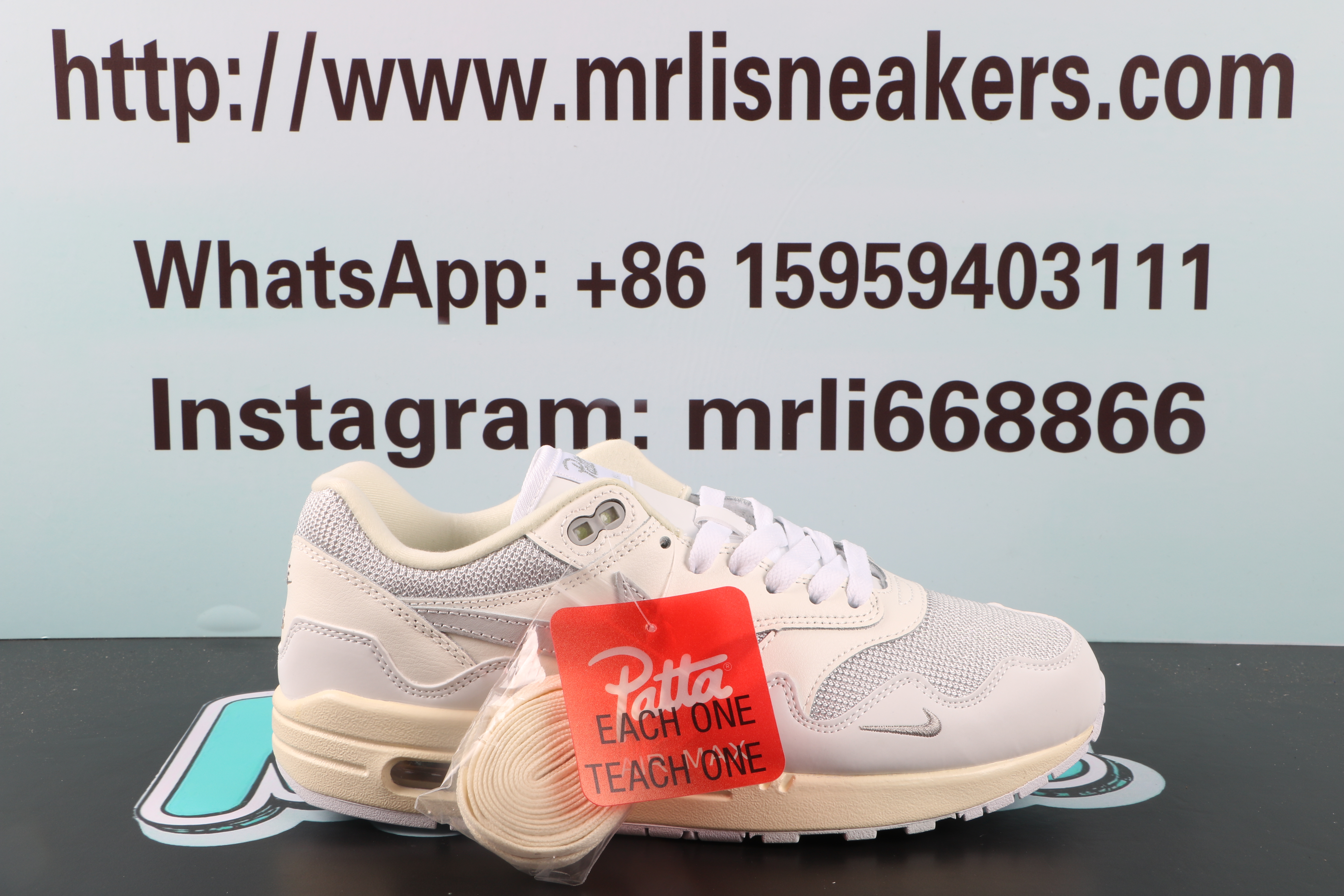 Patt x Nike Air Max 1 White