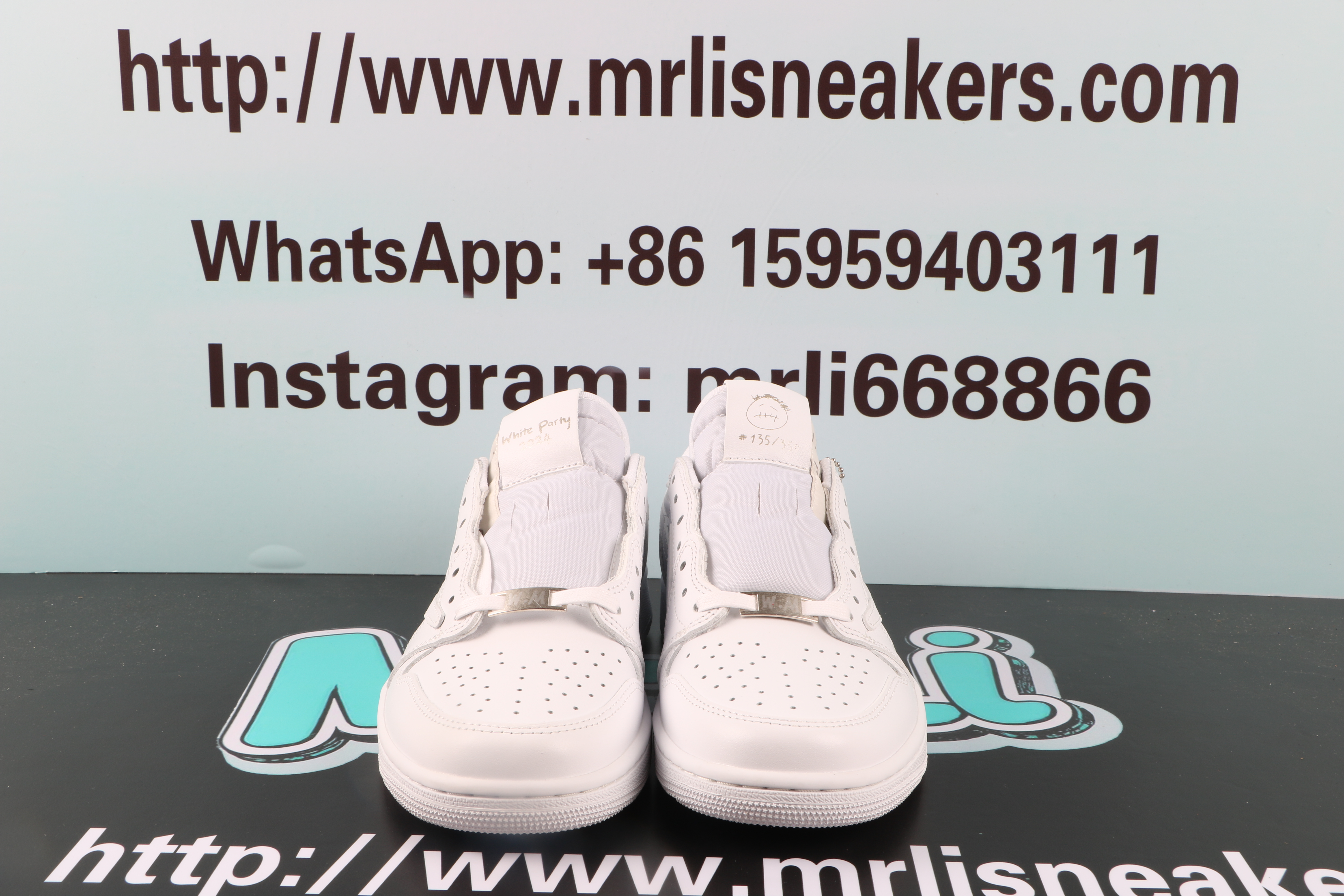 Jordan 1 Low Travis Scott White Party 2024
