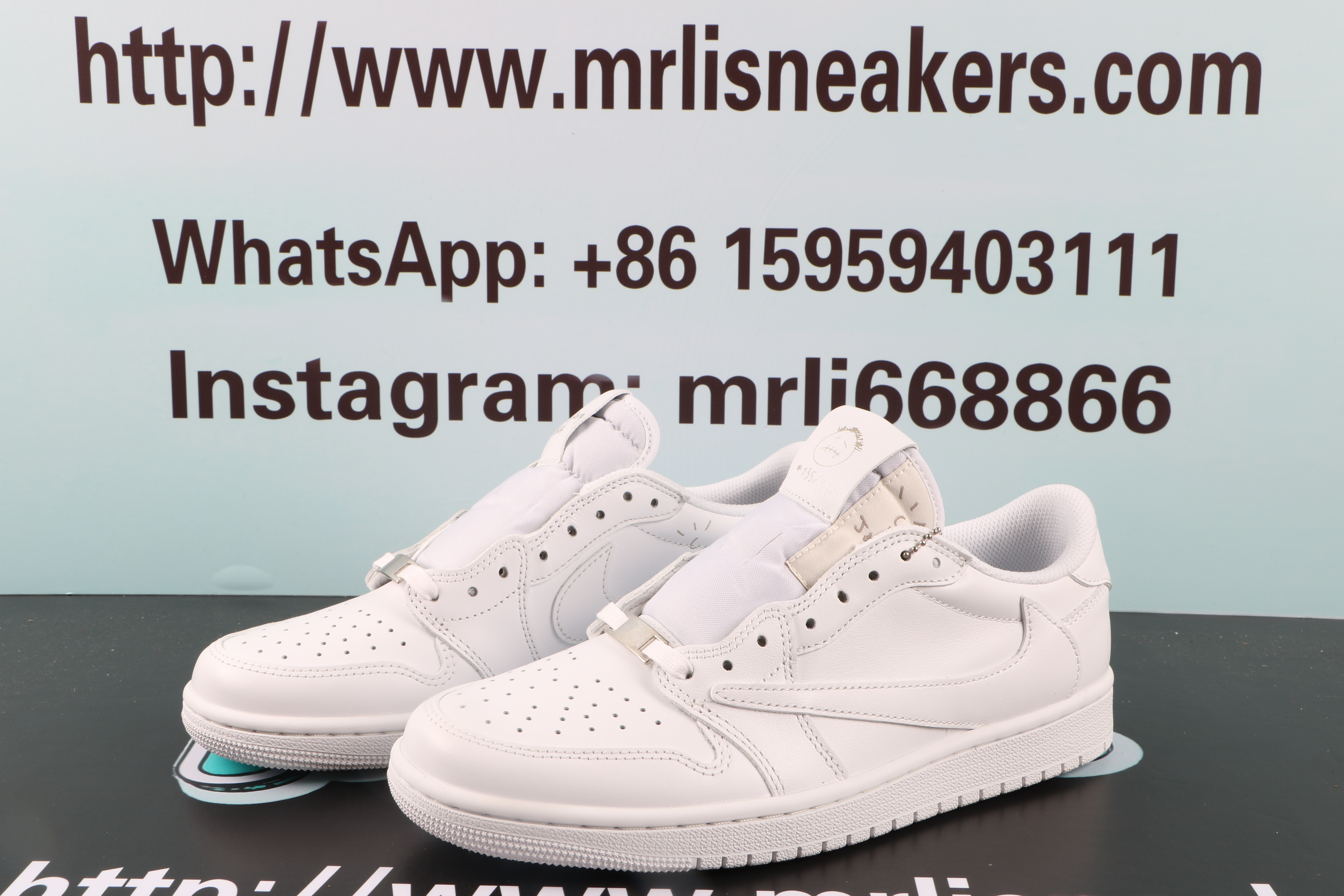 Jordan 1 Low Travis Scott White Party 2024