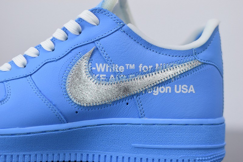 Nike Air Force 1 Low Off-White MCA University Blue Nike Air Force 1 Low Off-White MCA University Blue