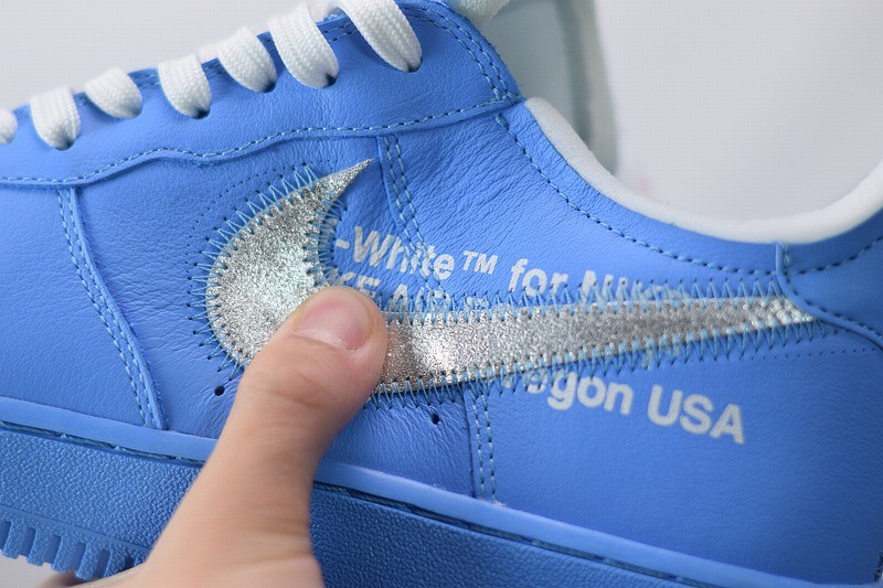 Nike Air Force 1 Low Off-White MCA University Blue Nike Air Force 1 Low Off-White MCA University Blue