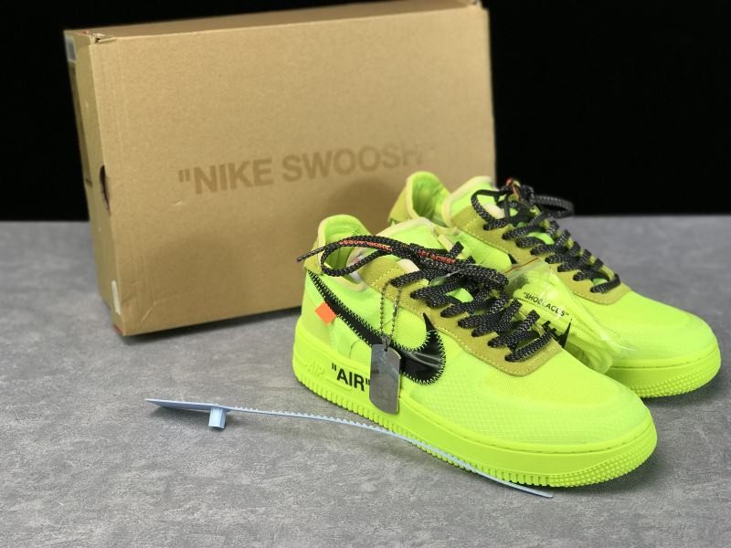 Nike Air Force 1 Low Off-White Volt Nike Air Force 1 Low Off-White Volt