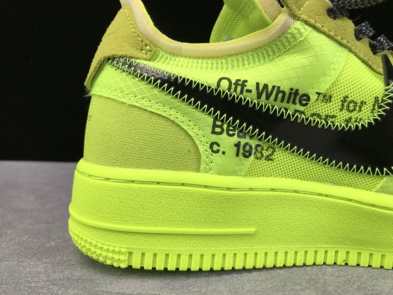 Nike Air Force 1 Low Off-White Volt Nike Air Force 1 Low Off-White Volt