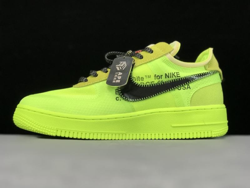 Nike Air Force 1 Low Off-White Volt Nike Air Force 1 Low Off-White Volt
