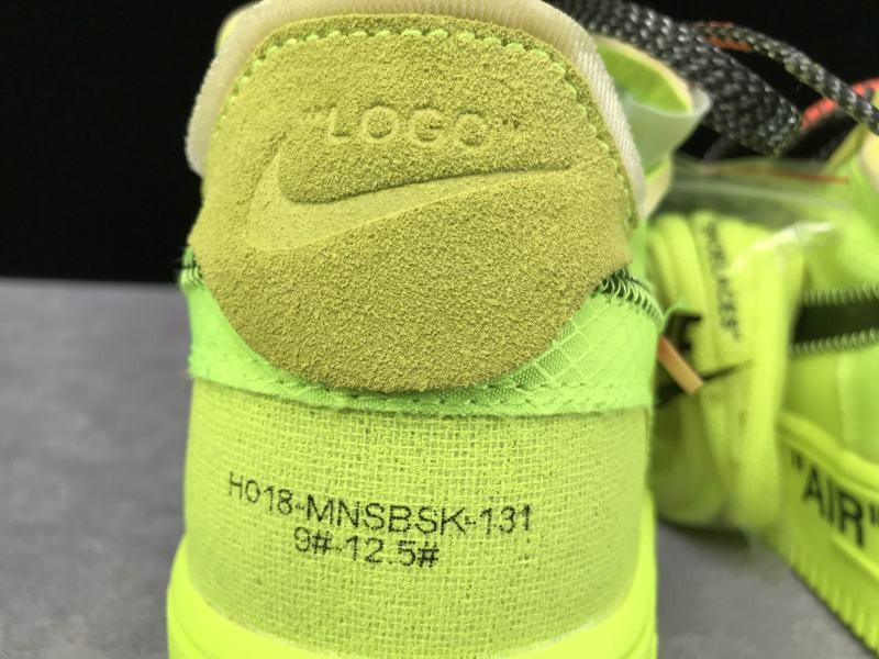 Nike Air Force 1 Low Off-White Volt Nike Air Force 1 Low Off-White Volt