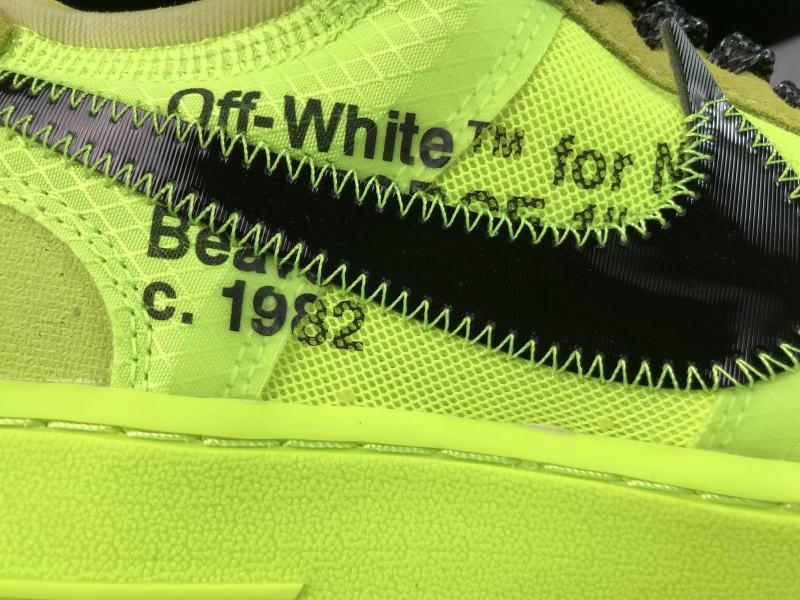 Nike Air Force 1 Low Off-White Volt Nike Air Force 1 Low Off-White Volt