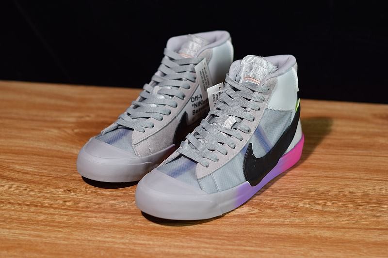 Nike Blazer Mid Off-White Wolf Grey Serena Queen Nike Blazer Mid Off-White Wolf Grey Serena Queen
