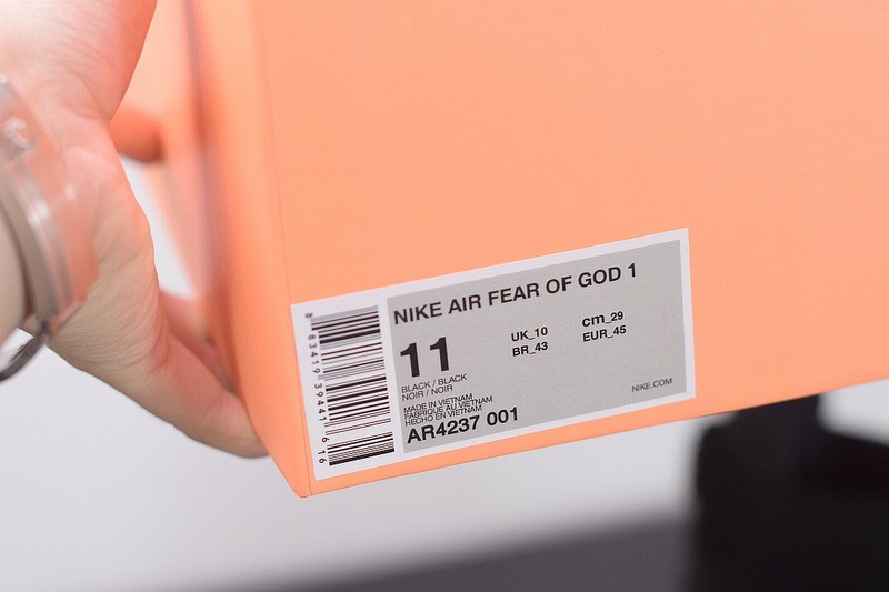 Nike Air Fear Of God 1 Black Nike Air Fear Of God 1 Black