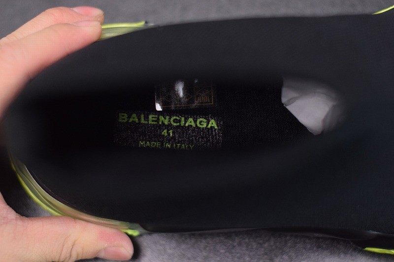 Balenciaga Speed Trainers Clearsole Yellow Fluo Balenciaga Speed Trainers Clearsole Yellow Fluo