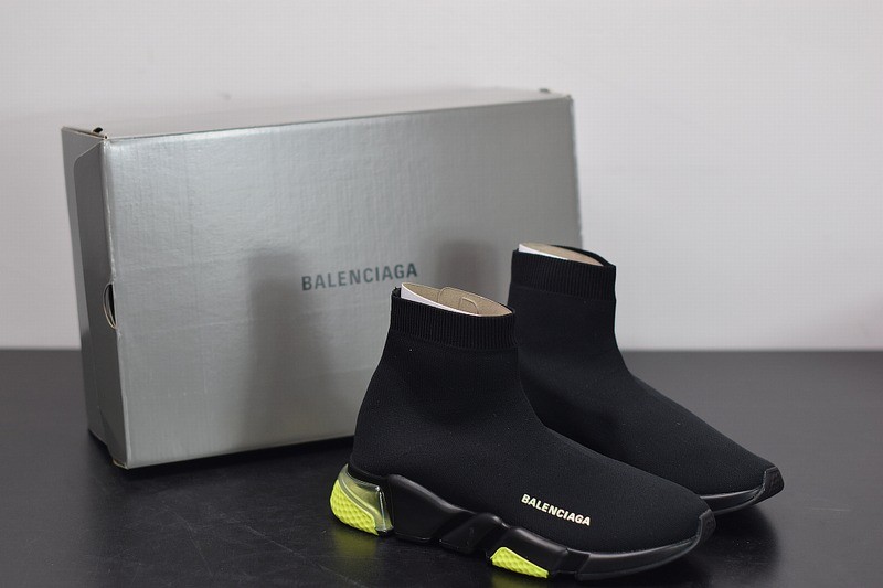 Balenciaga Speed Trainers Clearsole Yellow Fluo Balenciaga Speed Trainers Clearsole Yellow Fluo