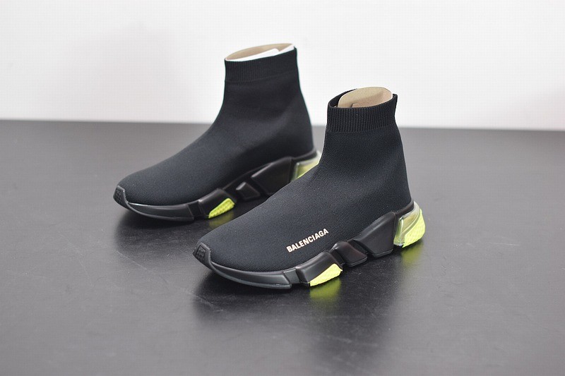 Balenciaga Speed Trainers Clearsole Yellow Fluo Balenciaga Speed Trainers Clearsole Yellow Fluo