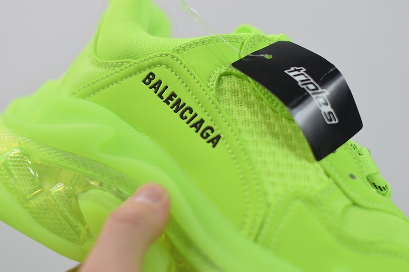 Balenciaga Triple S Clearsole Fluo Yellow Balenciaga Triple S Clearsole Fluo Yellow