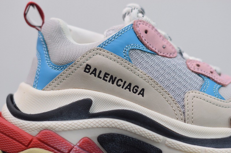 Balenciaga Triple S White Blue Balenciaga Triple S White Blue