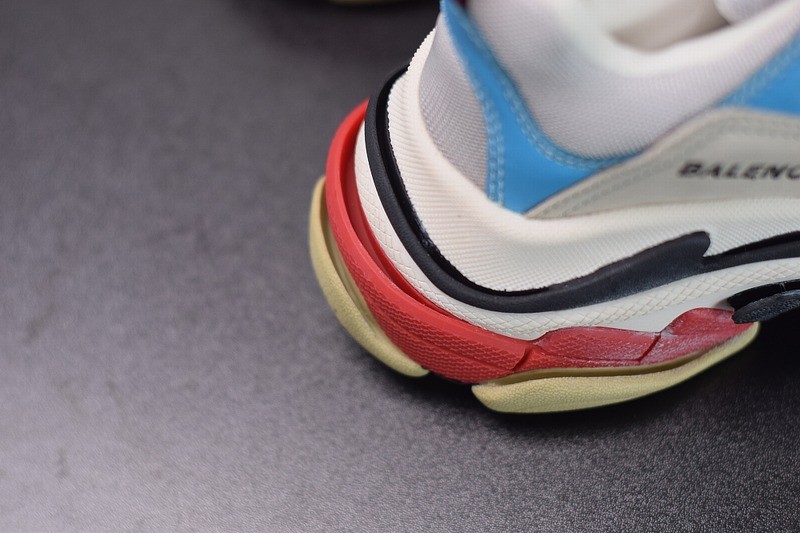 Balenciaga Triple S White Blue Balenciaga Triple S White Blue