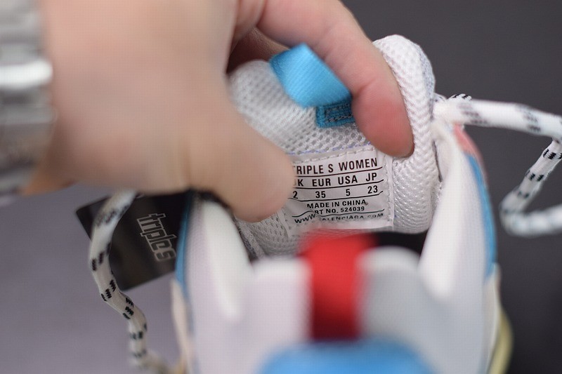 Balenciaga Triple S White Blue Balenciaga Triple S White Blue