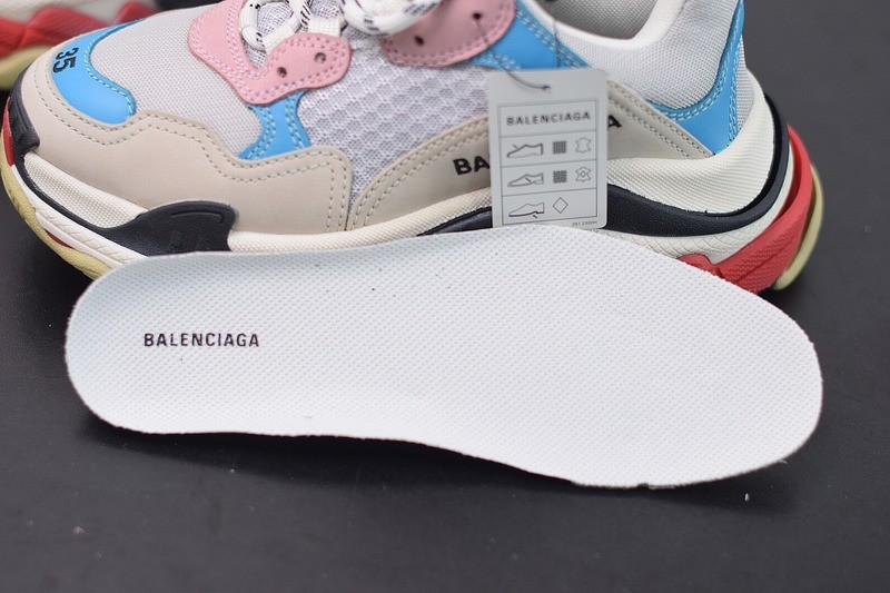 Balenciaga Triple S White Blue Balenciaga Triple S White Blue