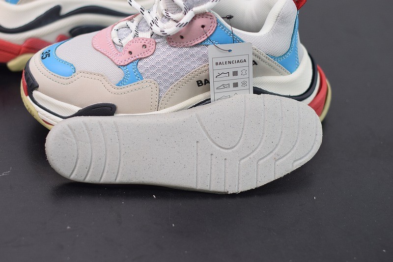 Balenciaga Triple S White Blue Balenciaga Triple S White Blue