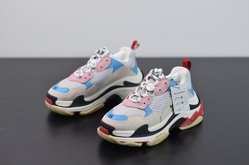 Balenciaga Triple S White Blue Balenciaga Triple S White Blue
