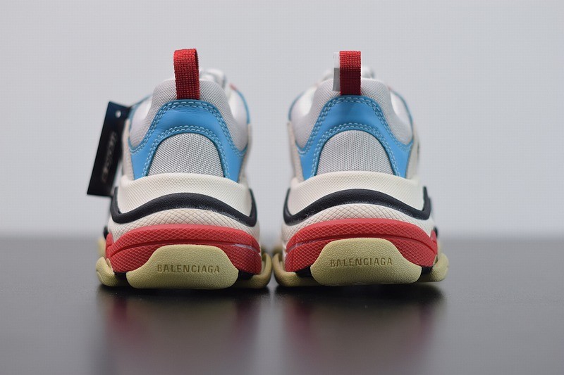 Balenciaga Triple S White Blue Balenciaga Triple S White Blue