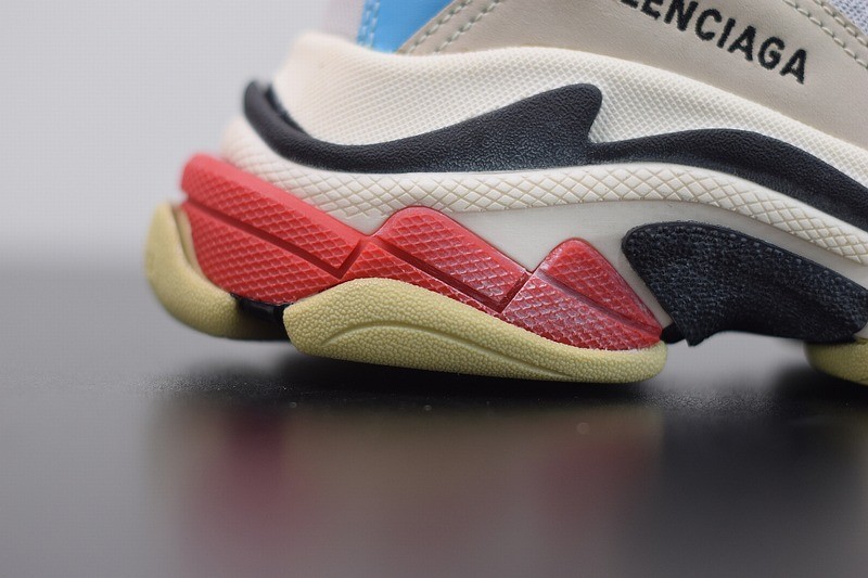 Balenciaga Triple S White Blue Balenciaga Triple S White Blue